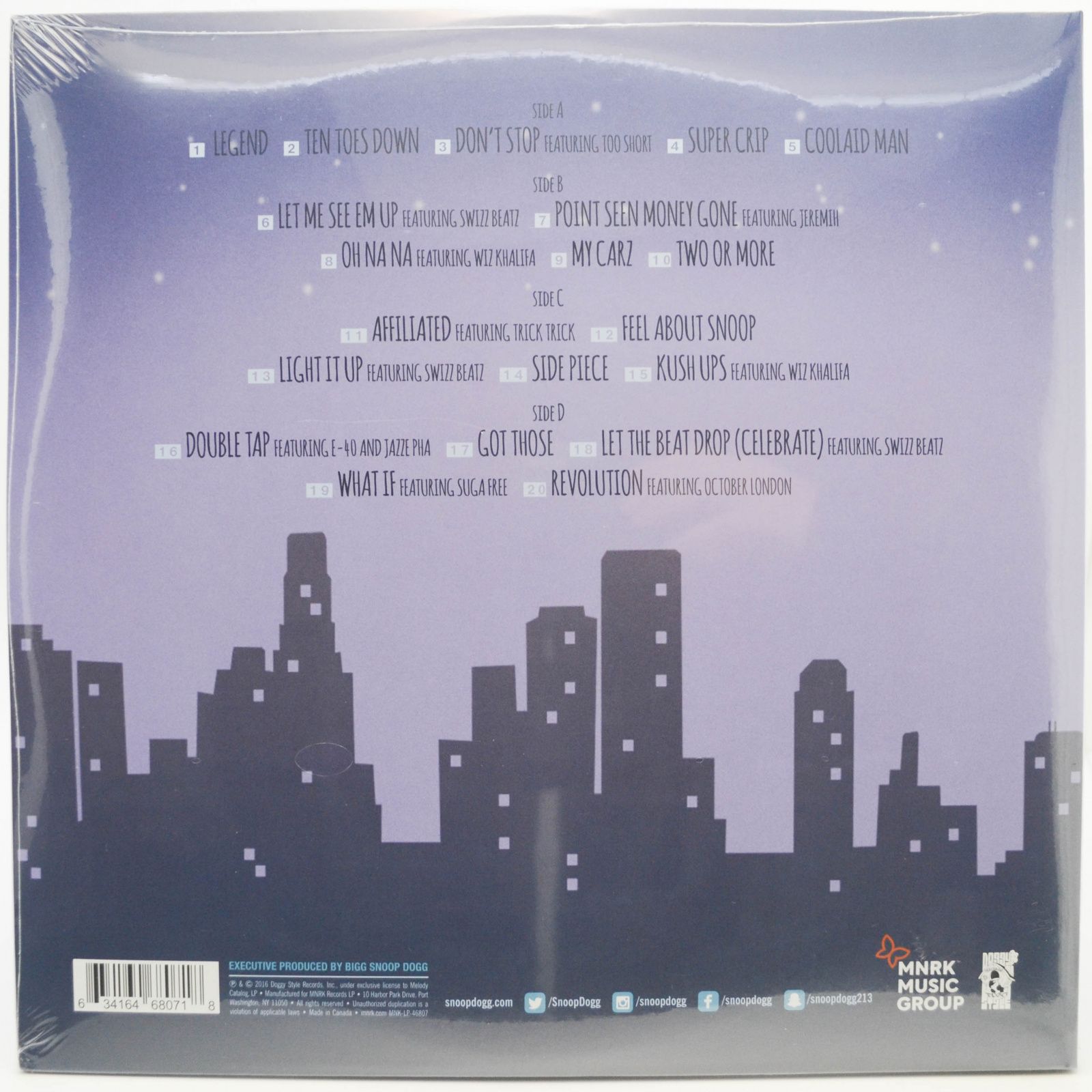 Snoop Dogg — Coolaid (2LP), 2016