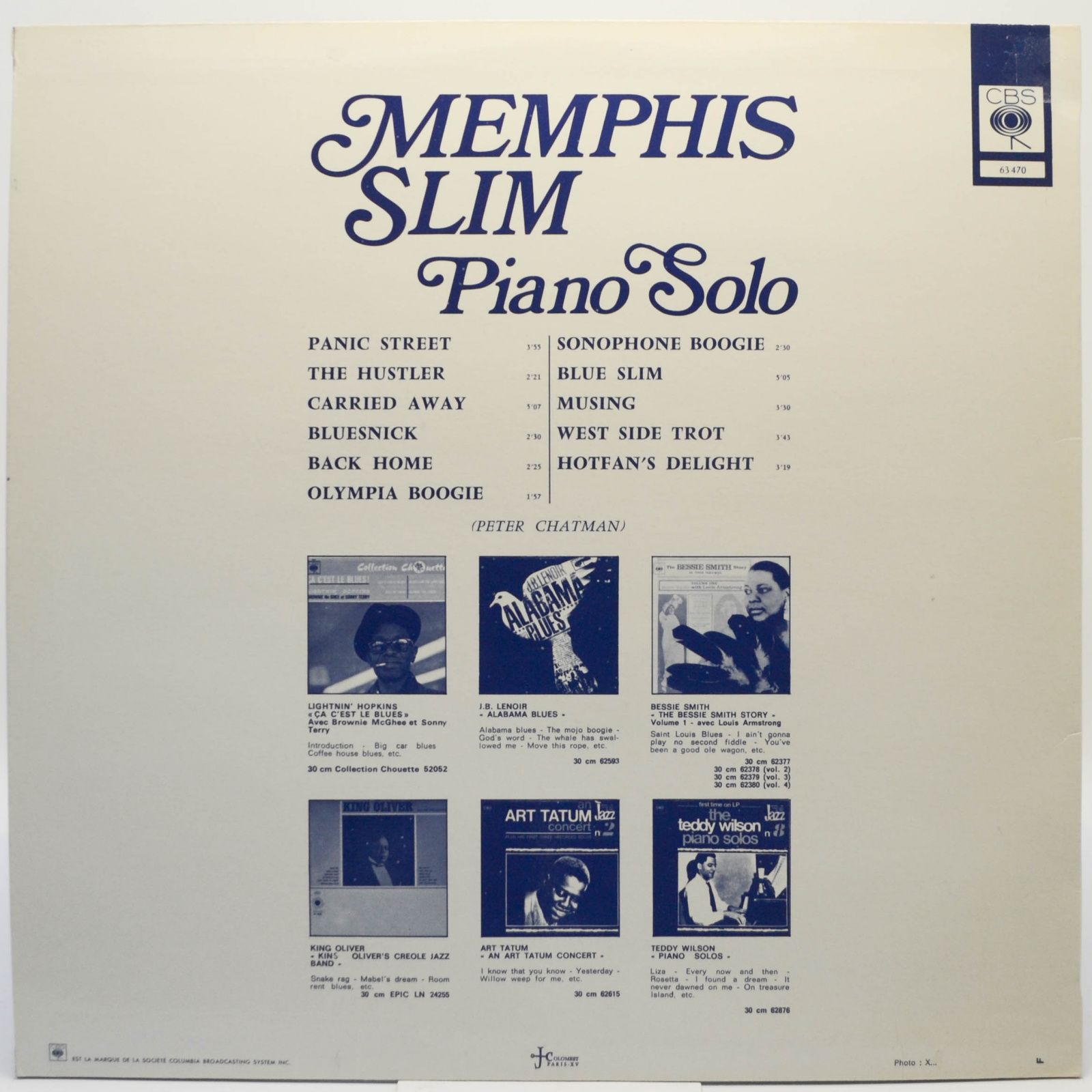 Memphis Slim — Piano Solo, 1961