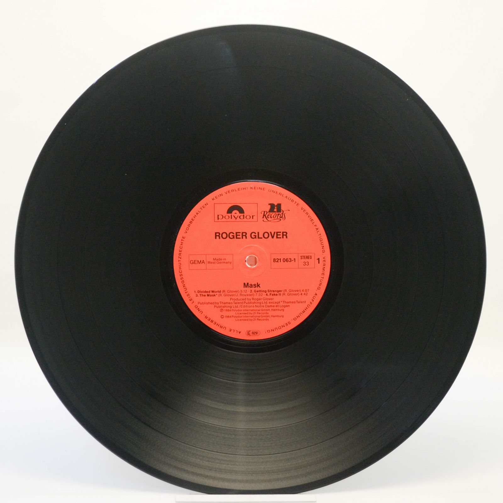 Roger Glover — Mask, 1984