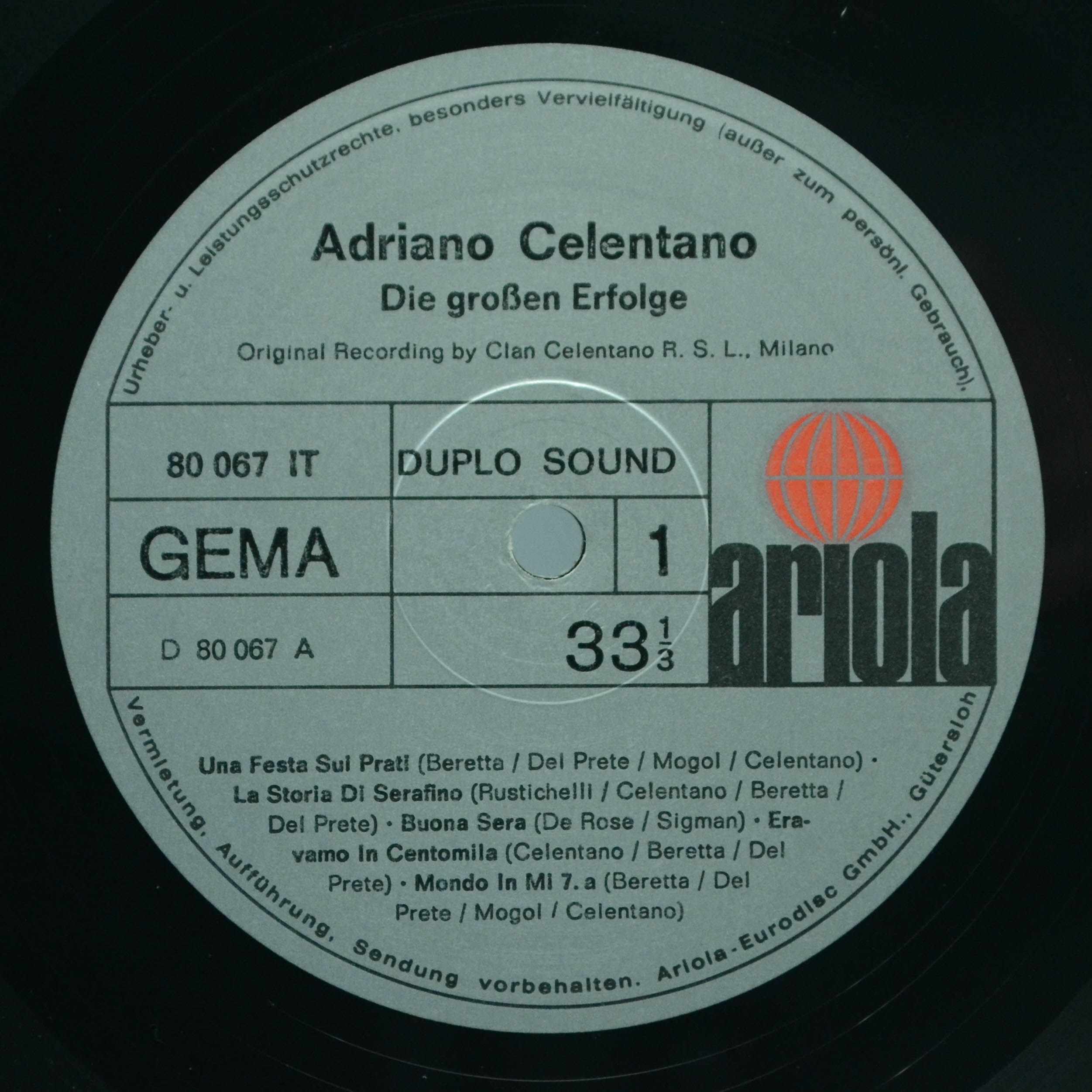 Adriano Celentano — Die Großen Erfolge, 1969
