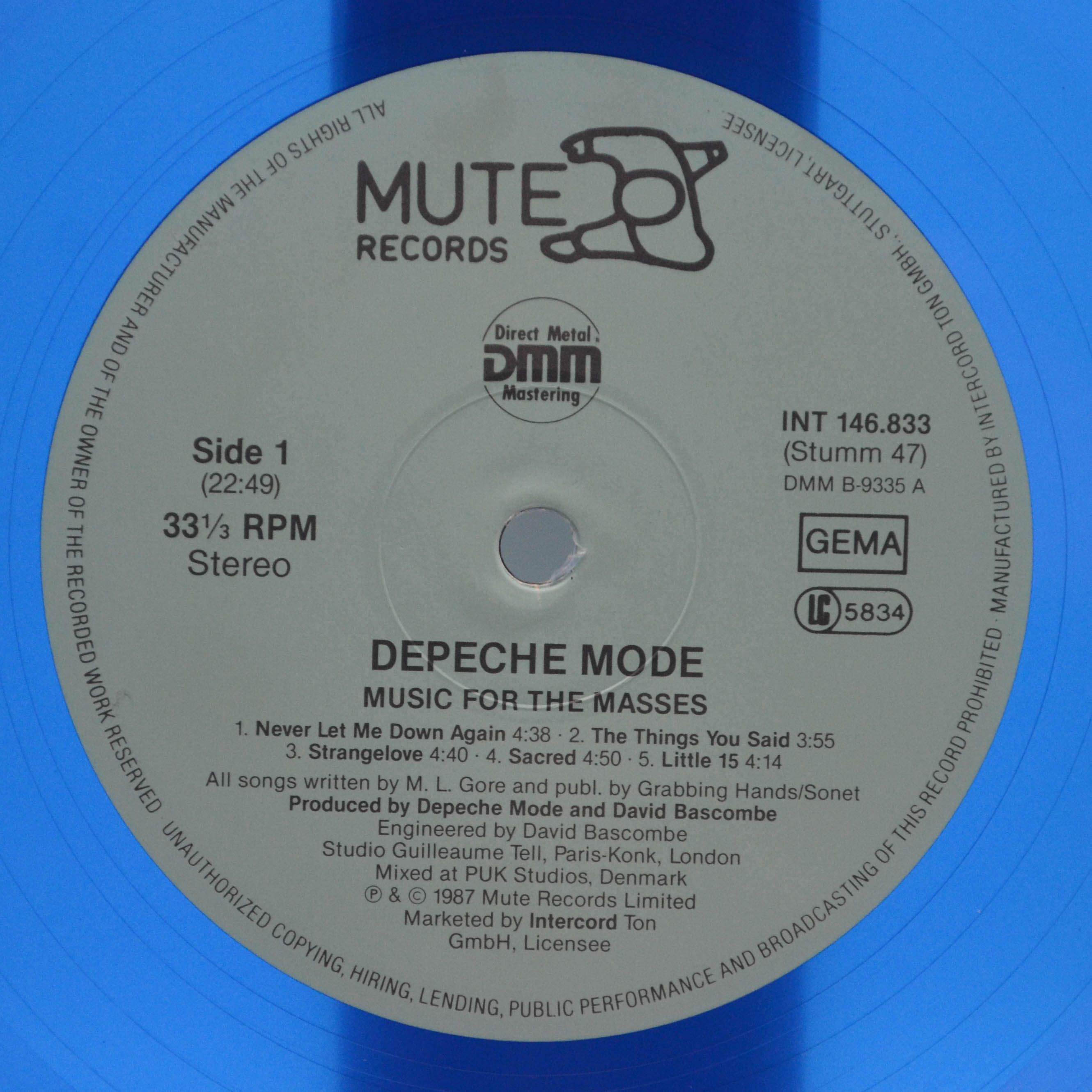 Depeche Mode — Music For The Masses, 1987