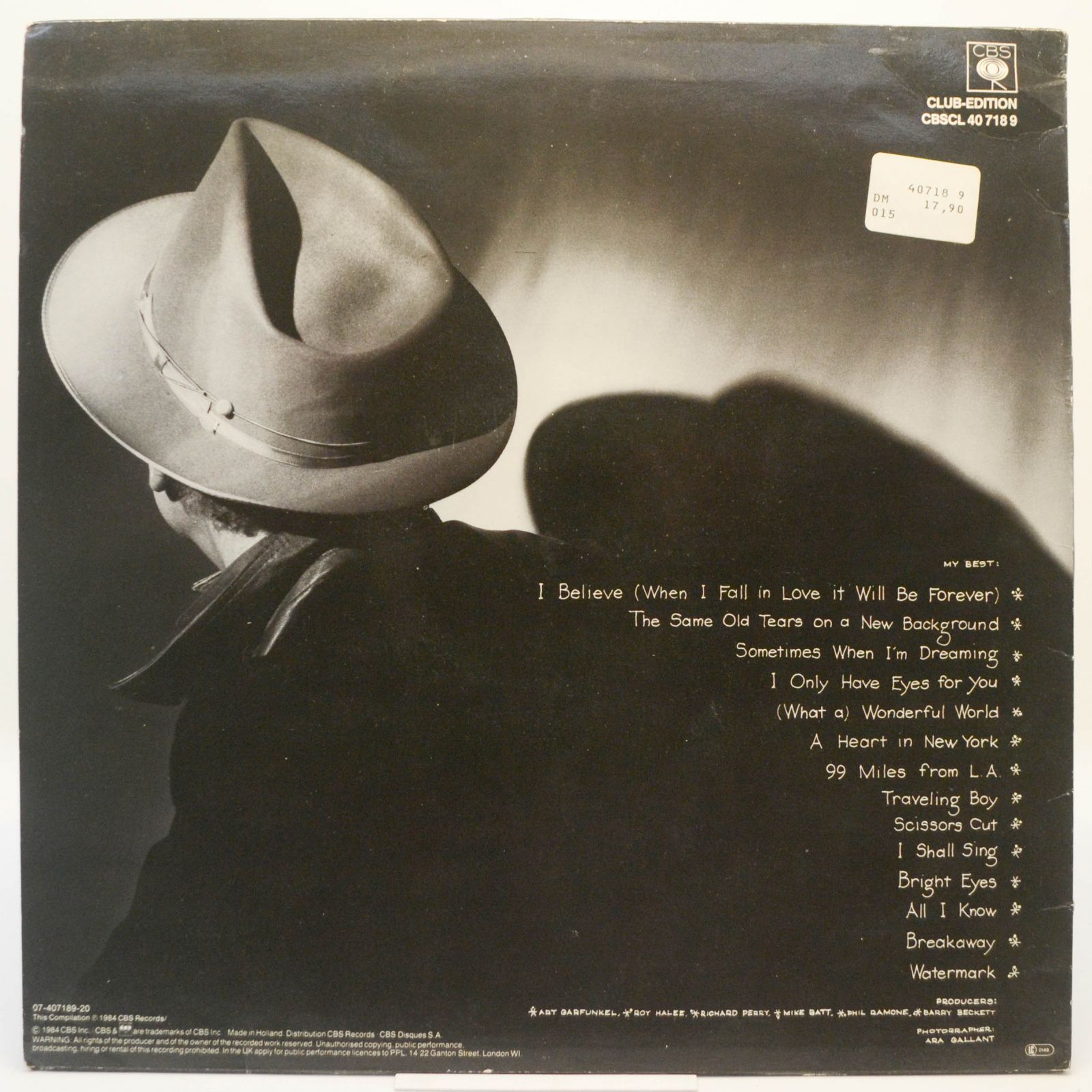 Art Garfunkel — My Best, 1984