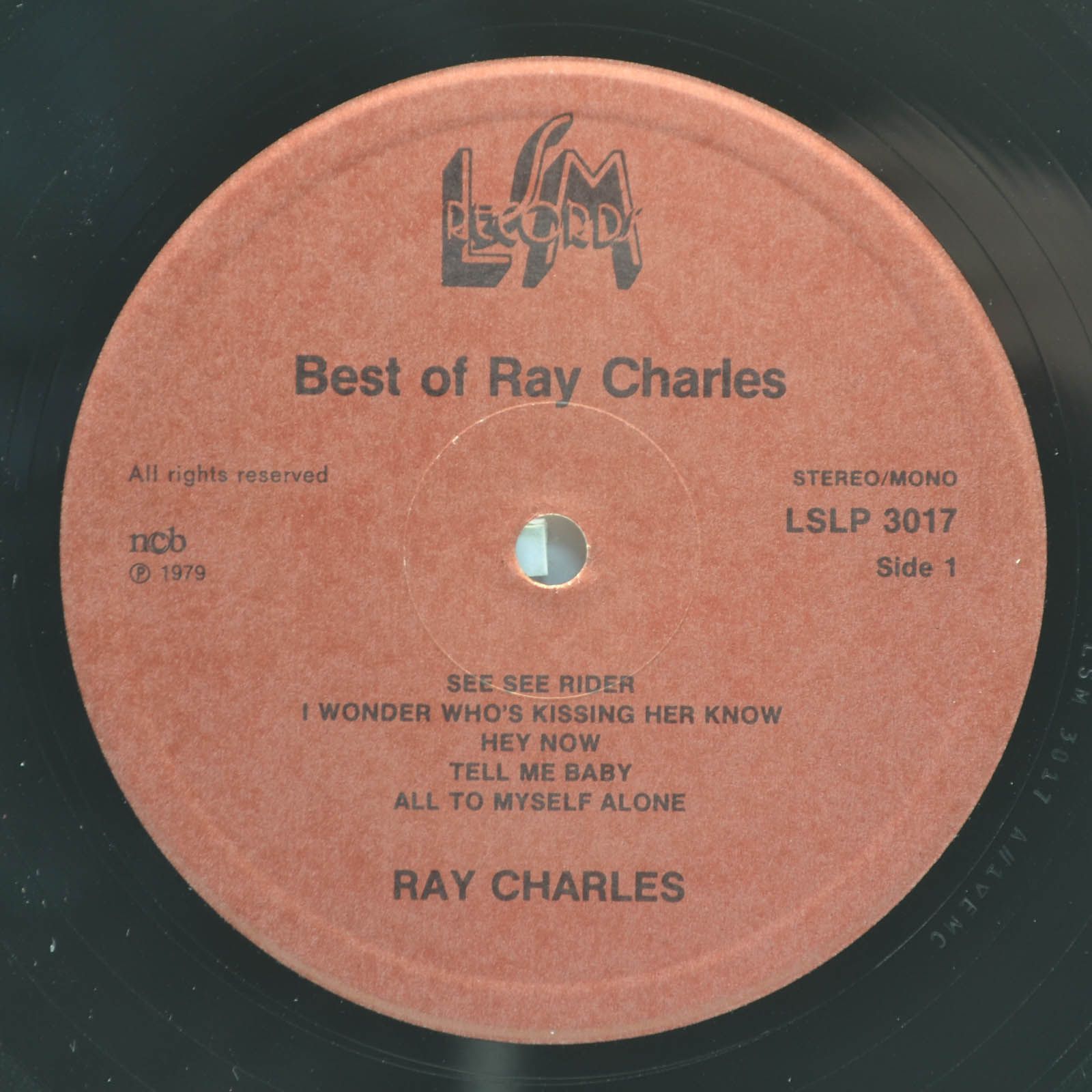 Ray Charles — Best Of (UK), 1979