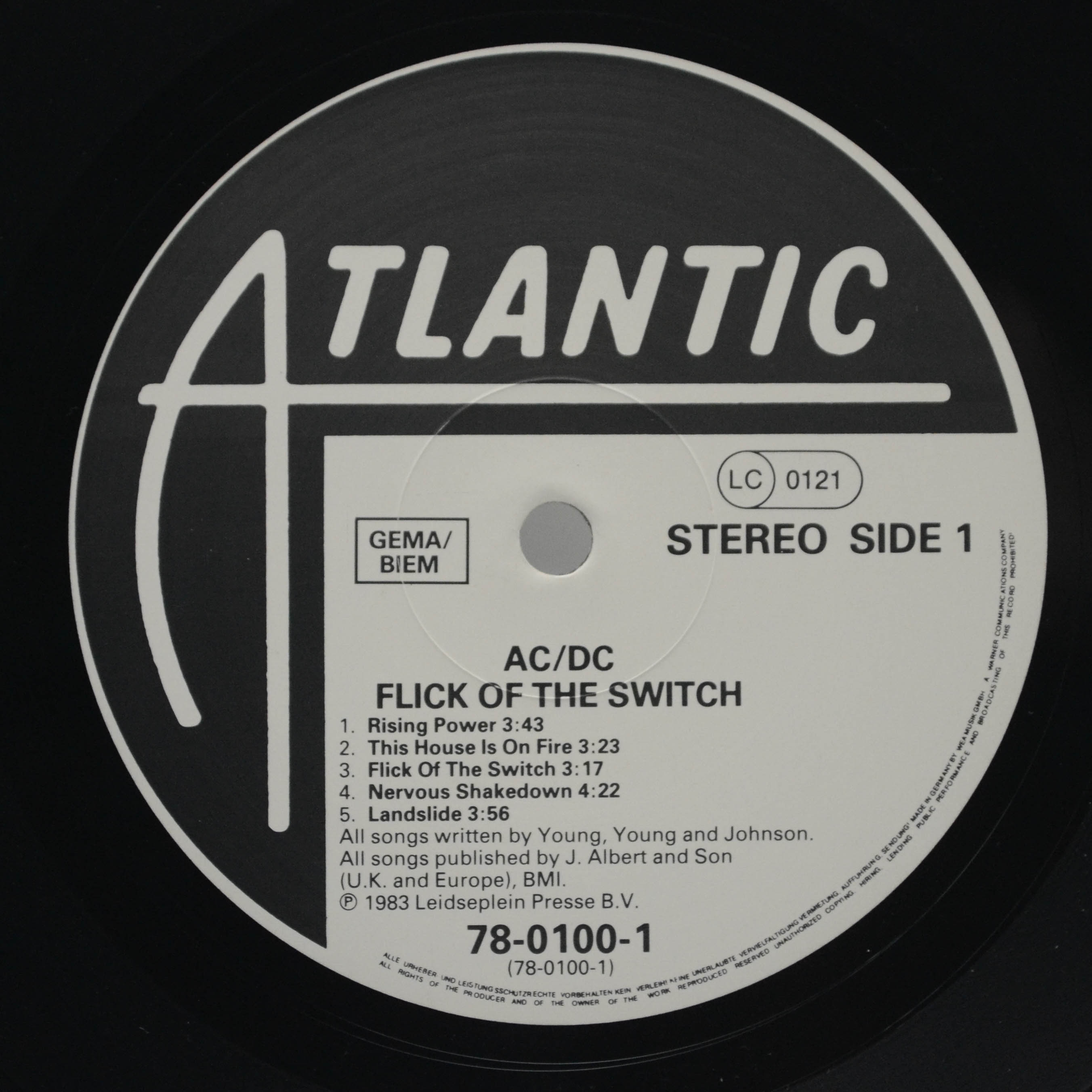 AC/DC — Flick Of The Switch, 1983
