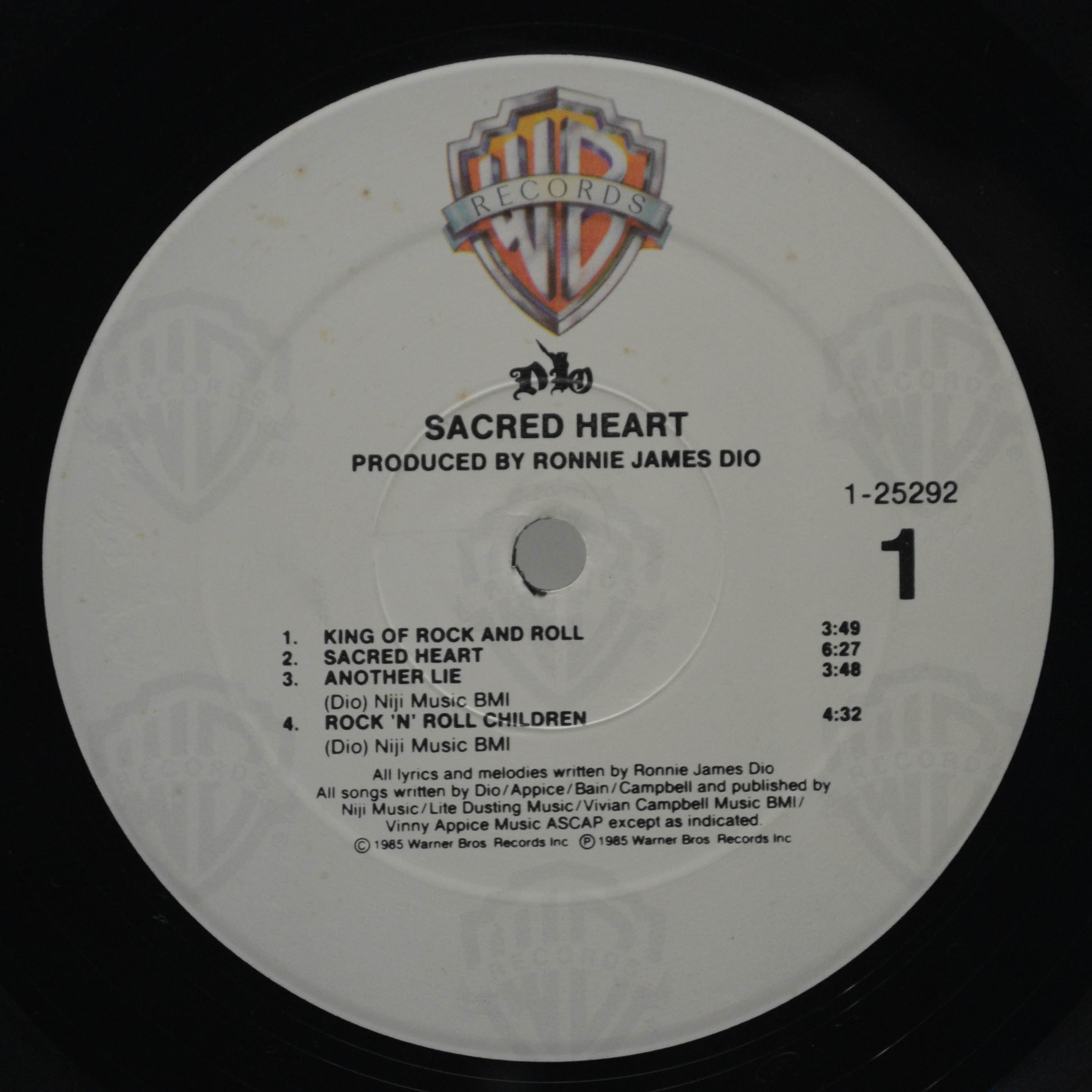 Dio — Sacred Heart (USA), 1985