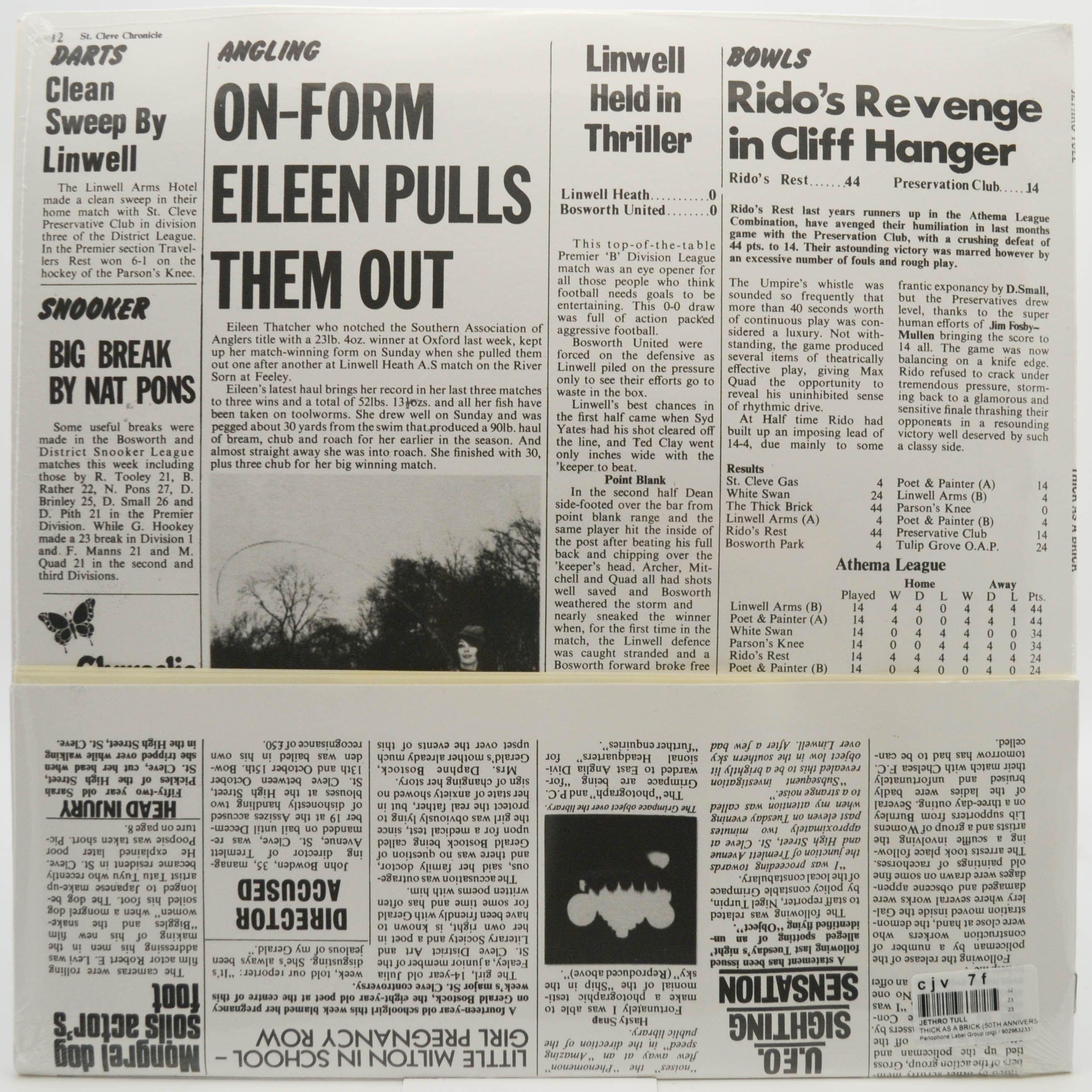 Jethro Tull — Thick As A Brick, 1972