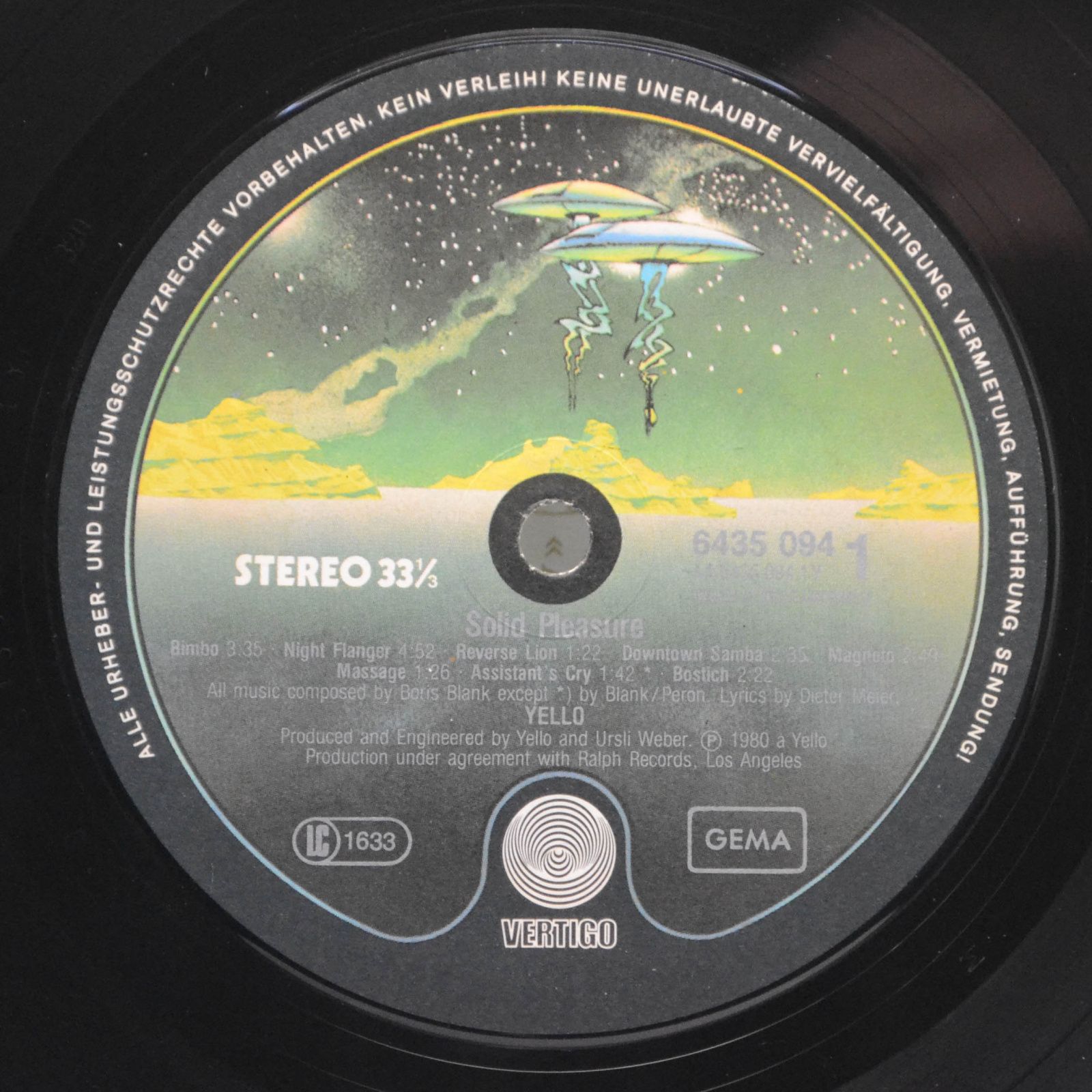 Yello — Solid Pleasure, 1981