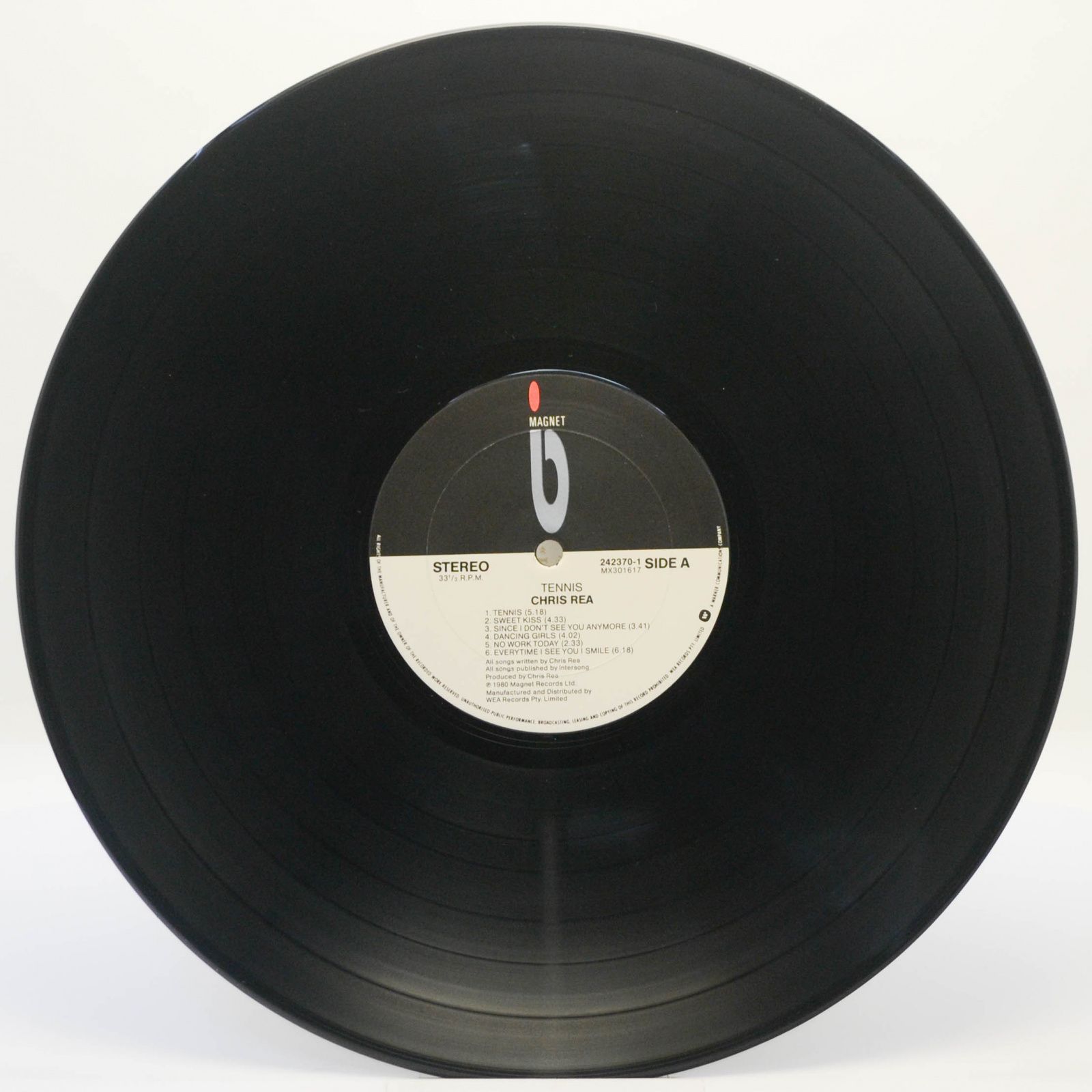 Chris Rea — Tennis, 1980