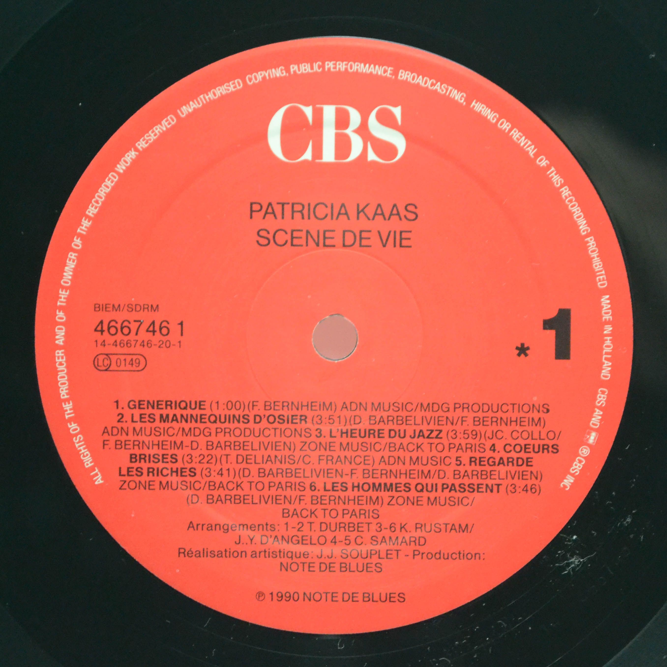 Patricia Kaas — Scène De Vie, 1990