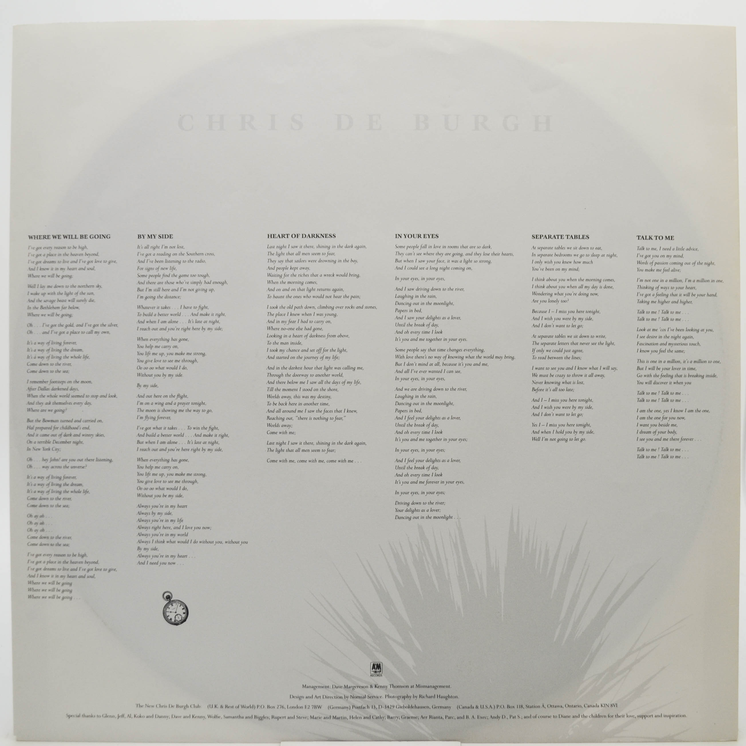 Chris de Burgh — Power Of Ten, 1992