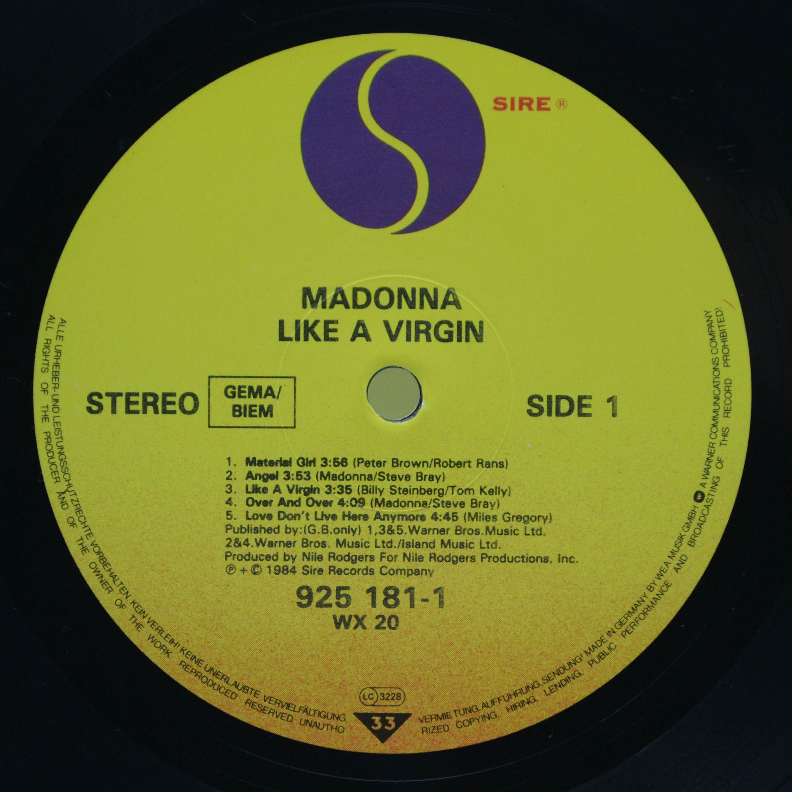 Madonna — Like A Virgin, 1984
