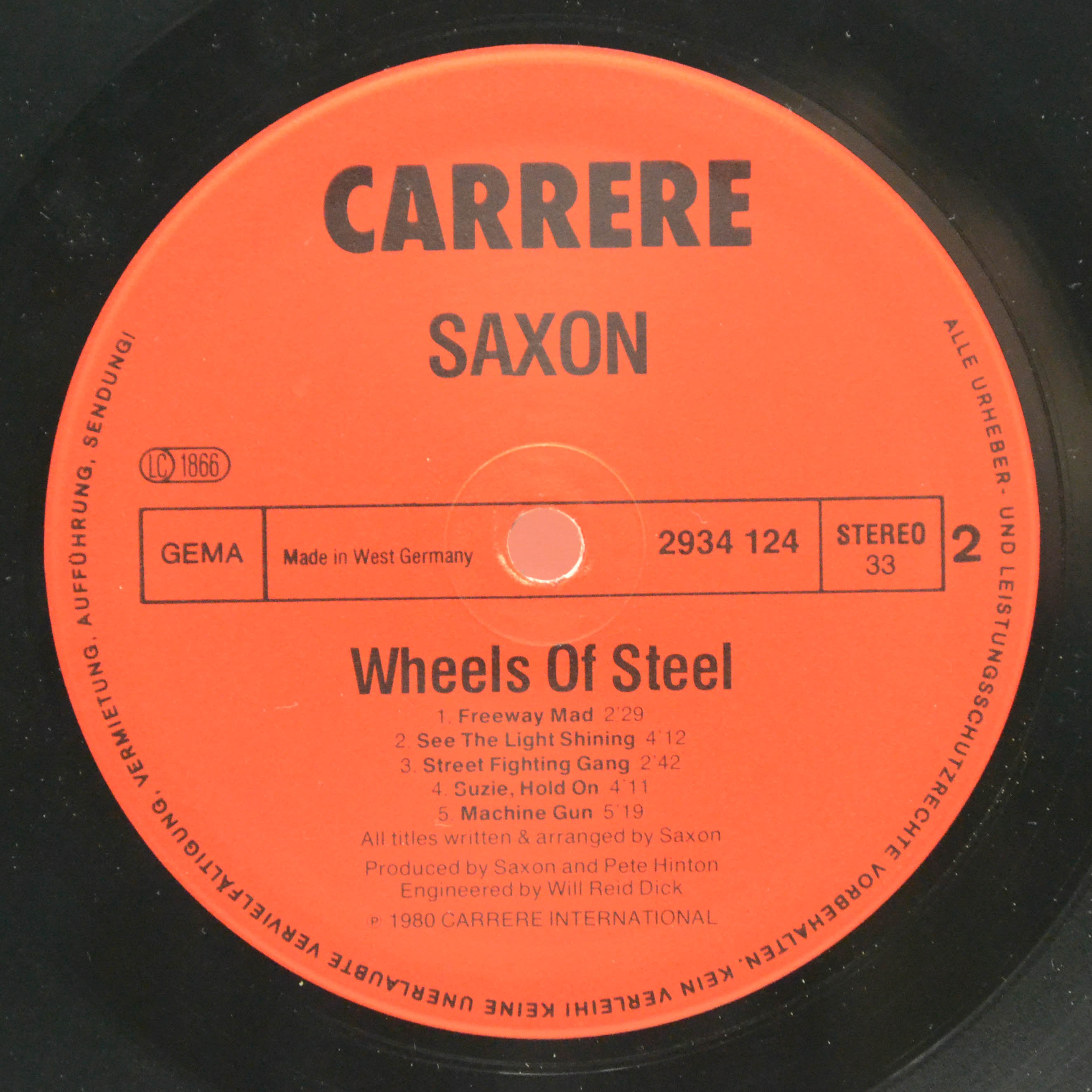 Saxon — Wheels Of Steel, 1980