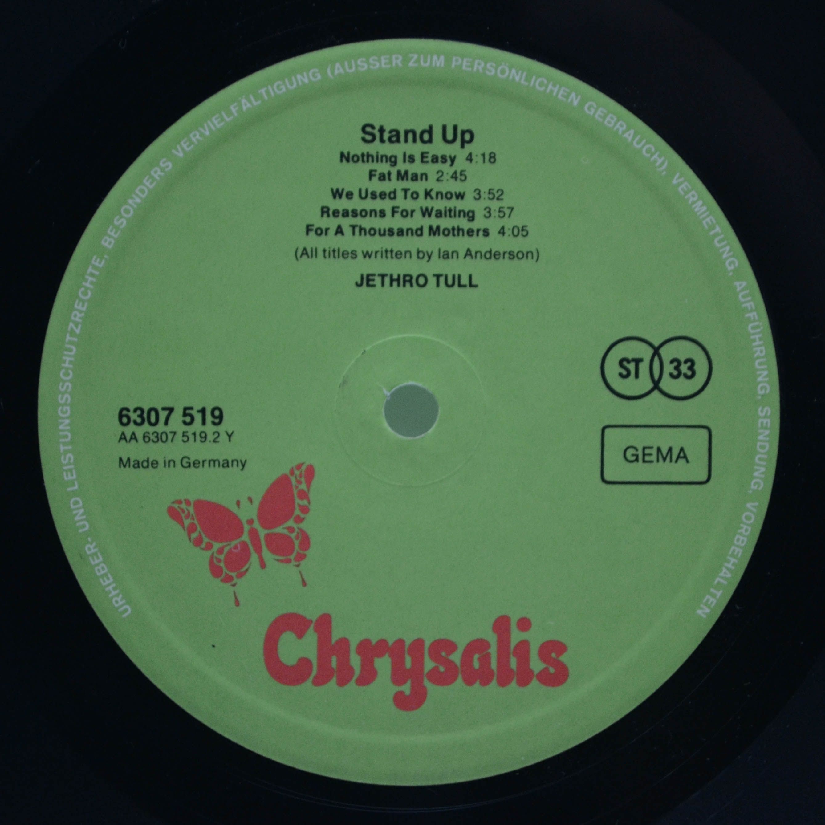 Jethro Tull — Stand Up, 1969