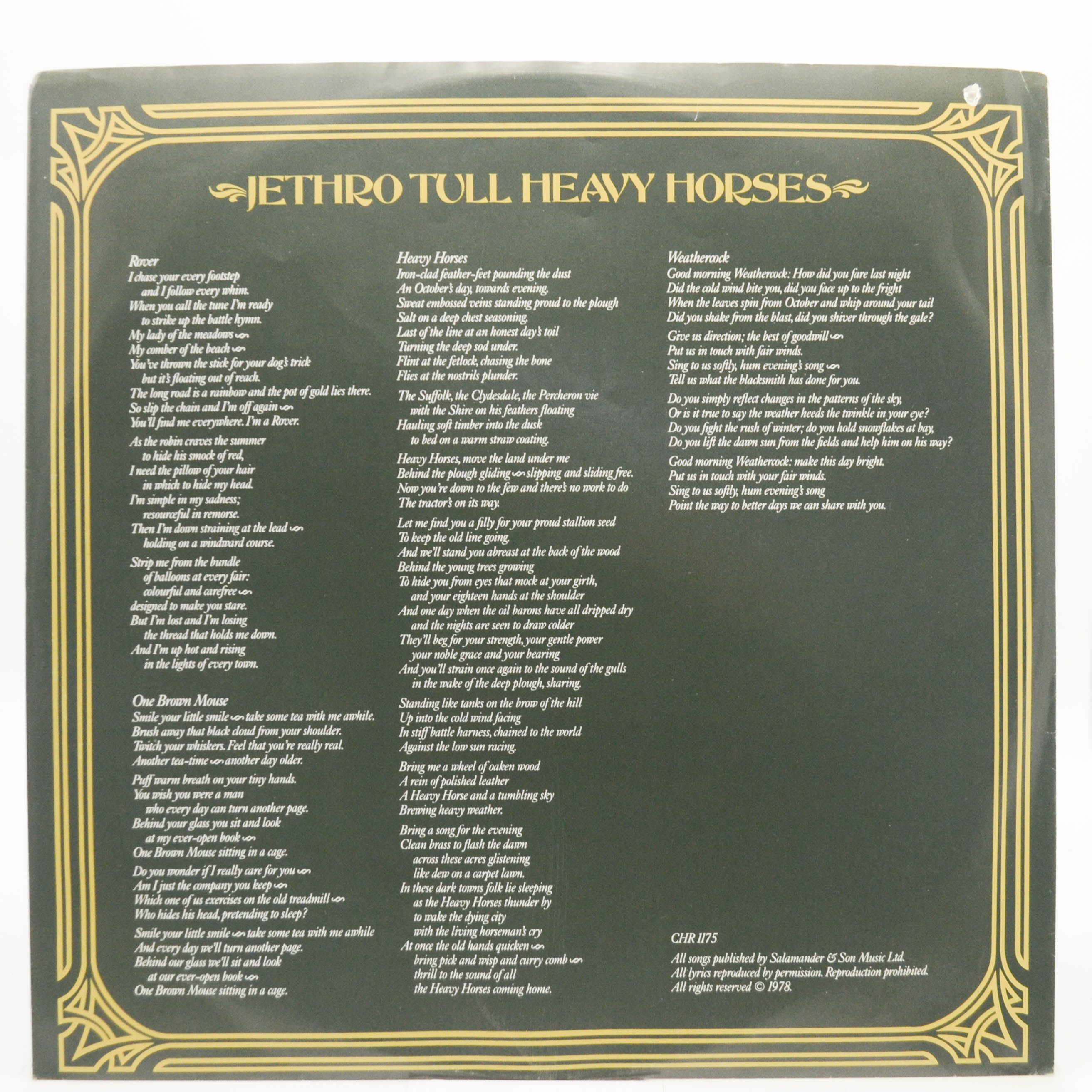 Jethro Tull — Heavy Horses (USA), 1978