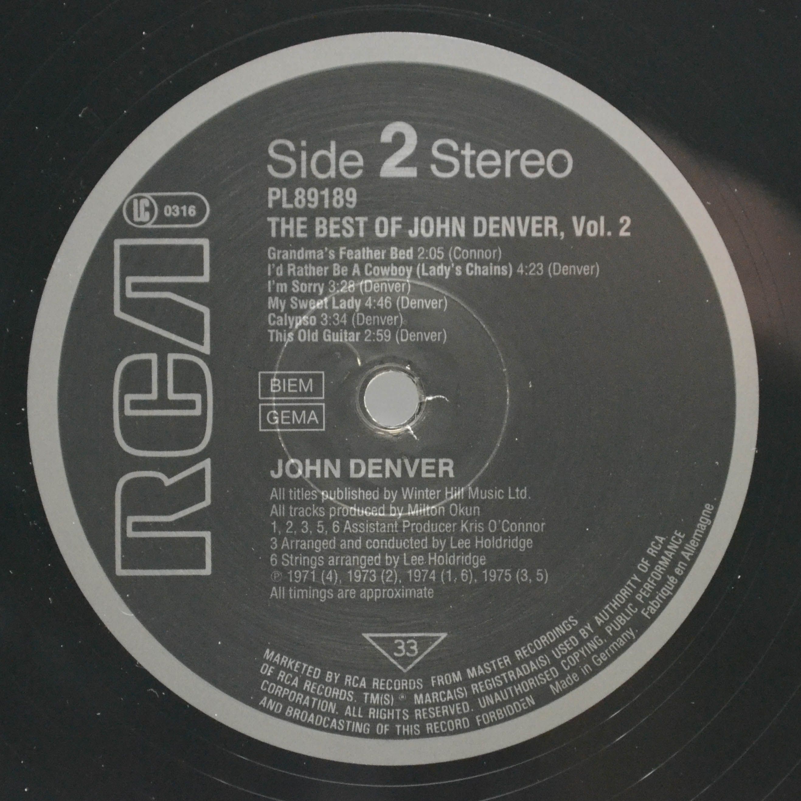 John Denver — The Best Of Vol.2, 1977