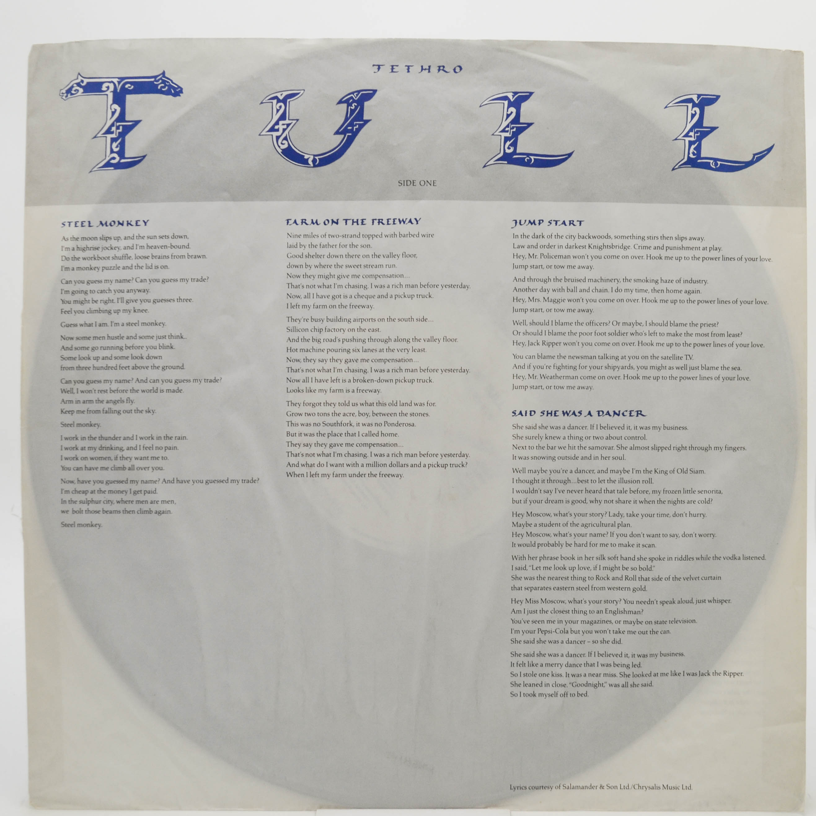 Jethro Tull — Crest Of A Knave, 1987