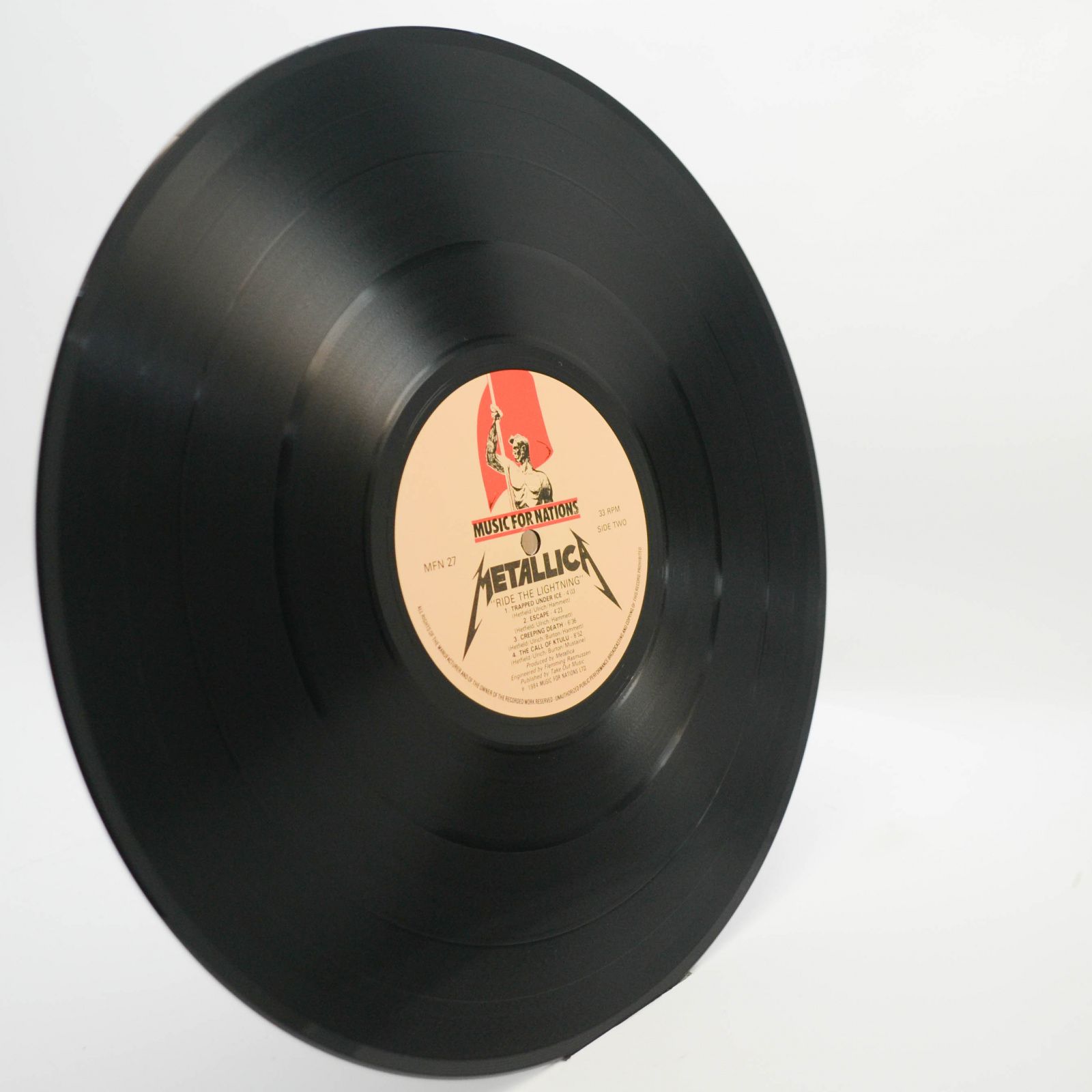 Metallica — Ride The Lightning (UK), 1984