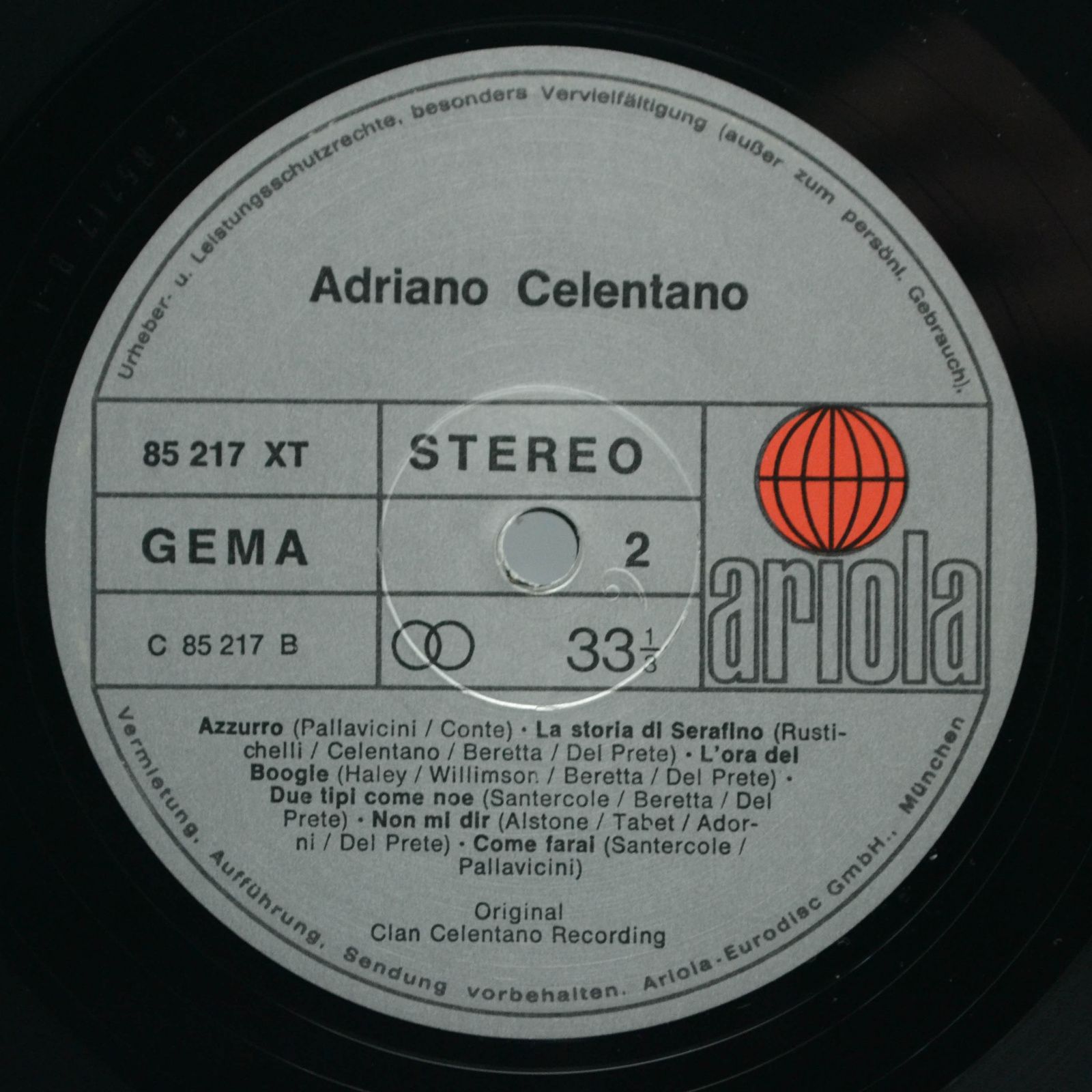 Adriano Celentano — Azzurro (2LP), 1971