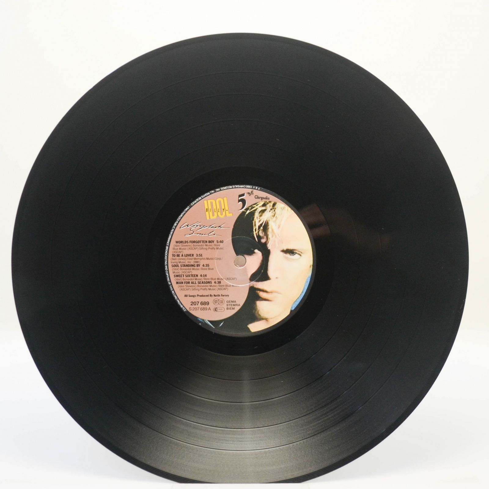 Billy Idol — Whiplash Smile, 1986