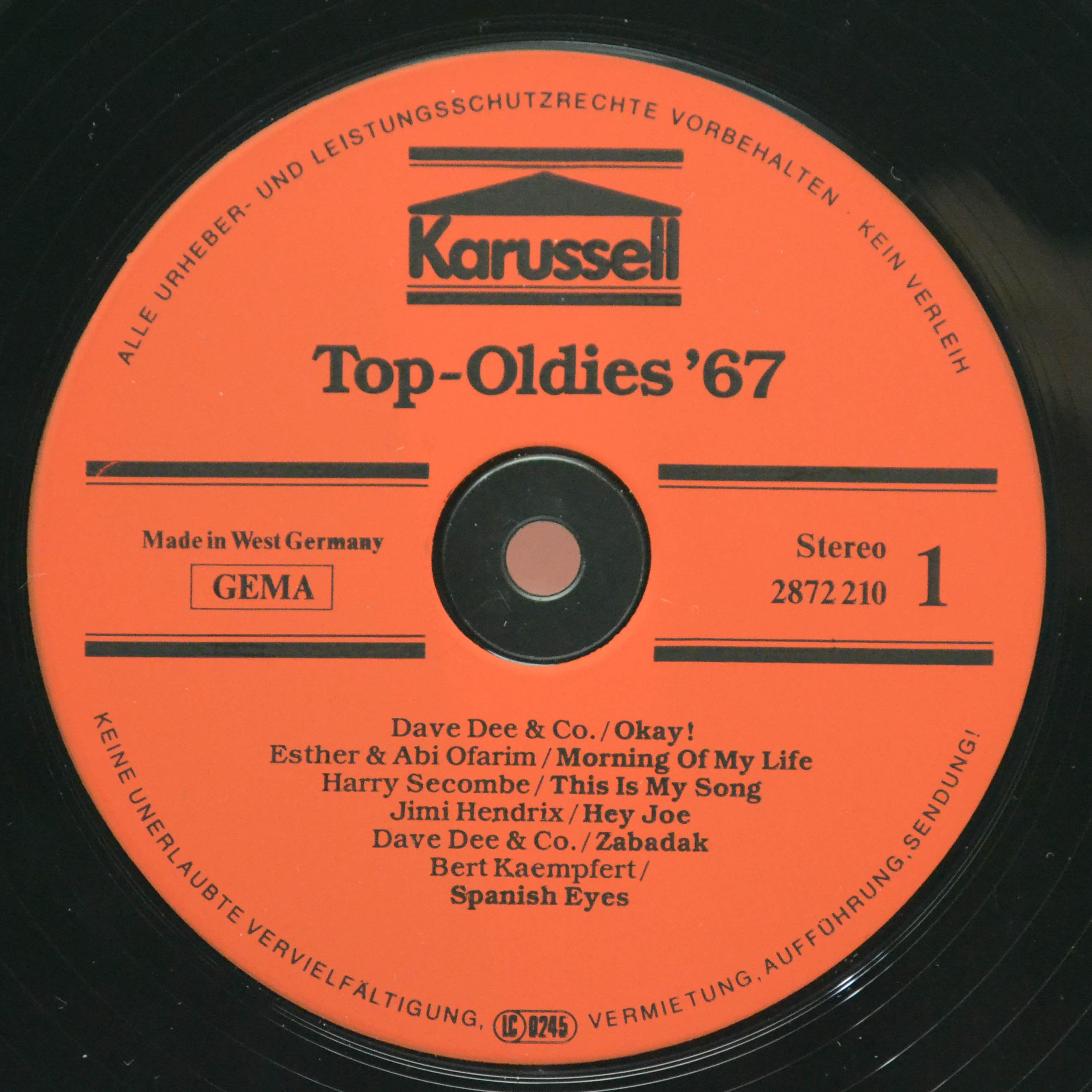 Various — 67er Top Oldies, 1976