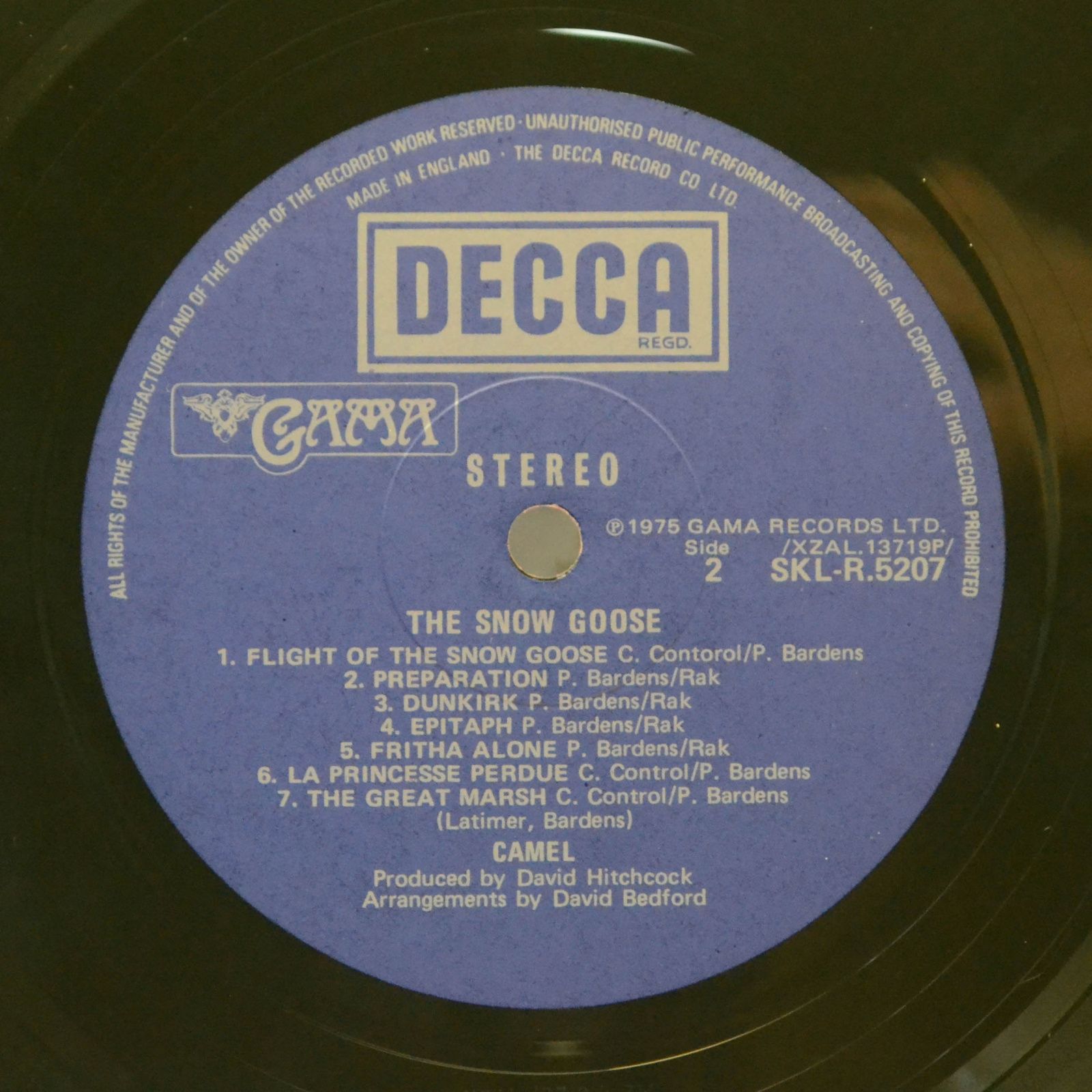 Camel — The Snow Goose (UK), 1975