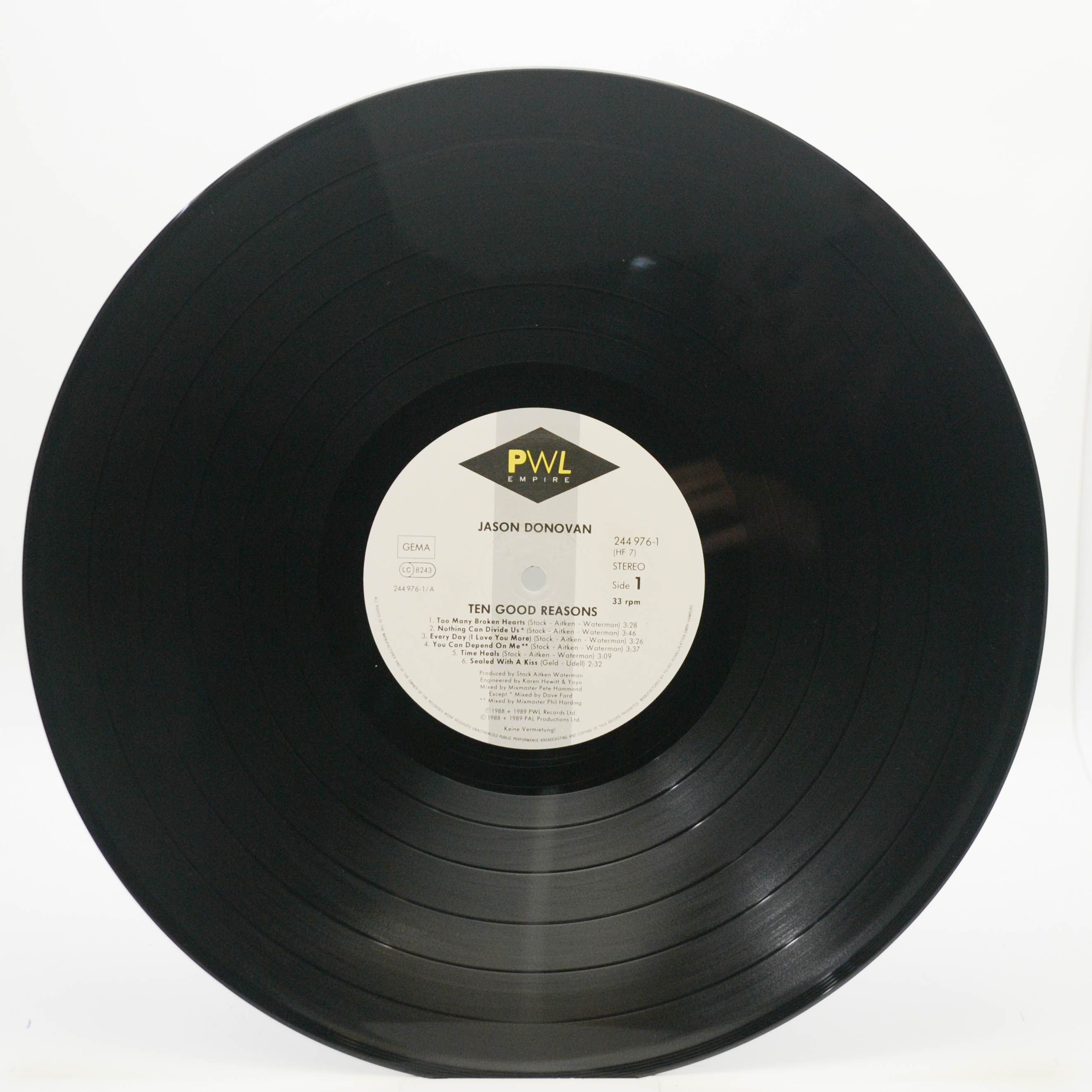 Jason Donovan — Ten Good Reasons, 1989