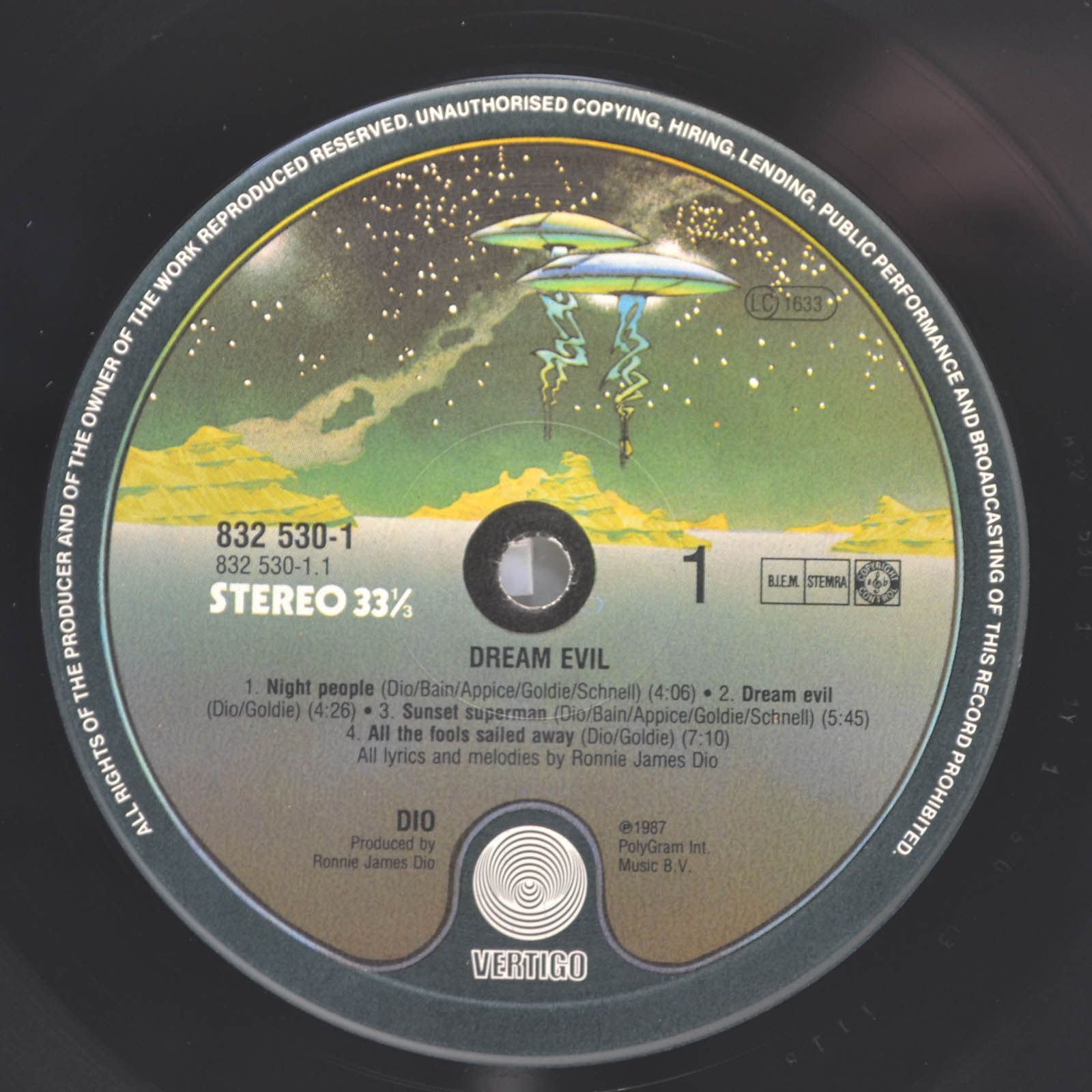 Dio — Dream Evil, 1987