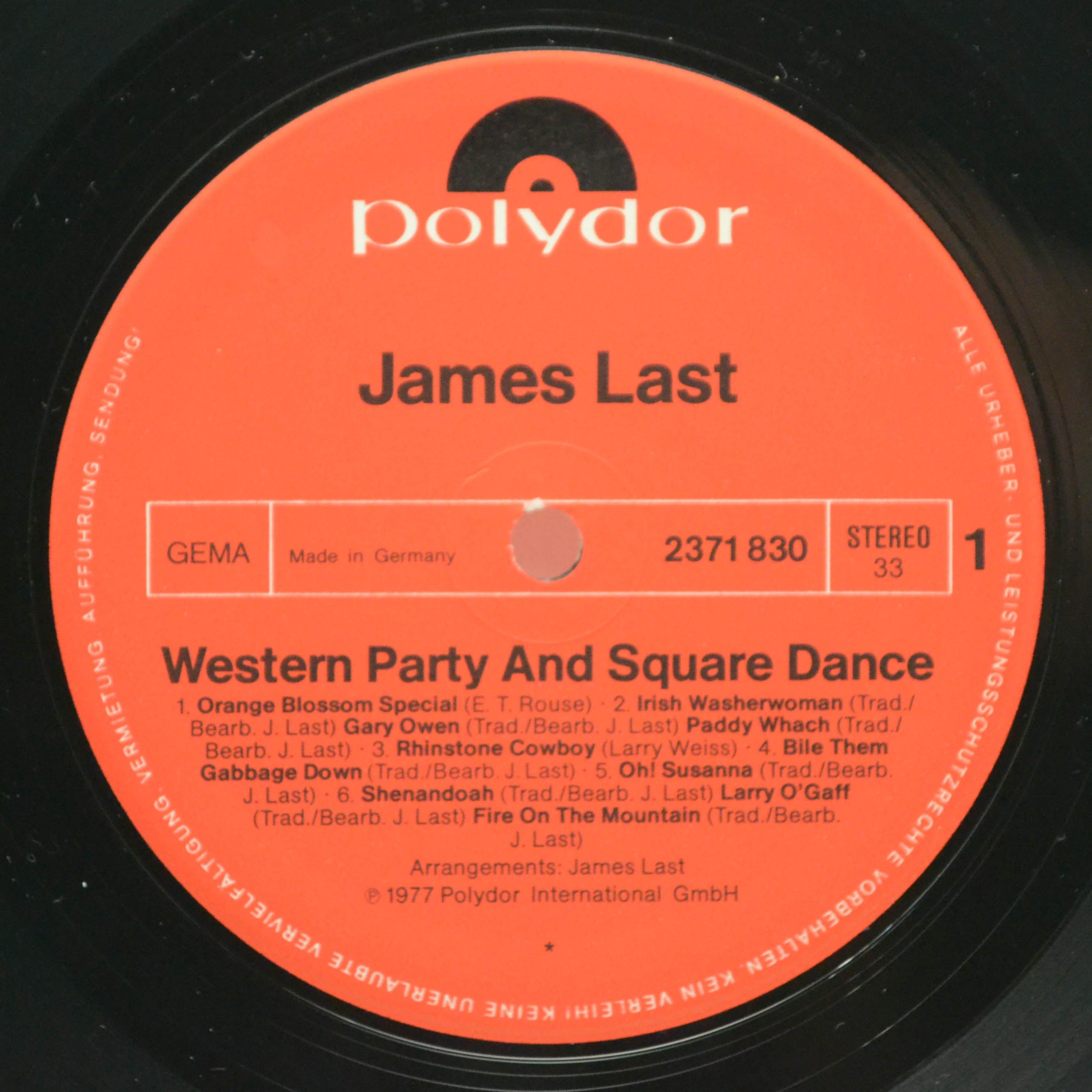 James Last — Western Party And Square Dance, 1977