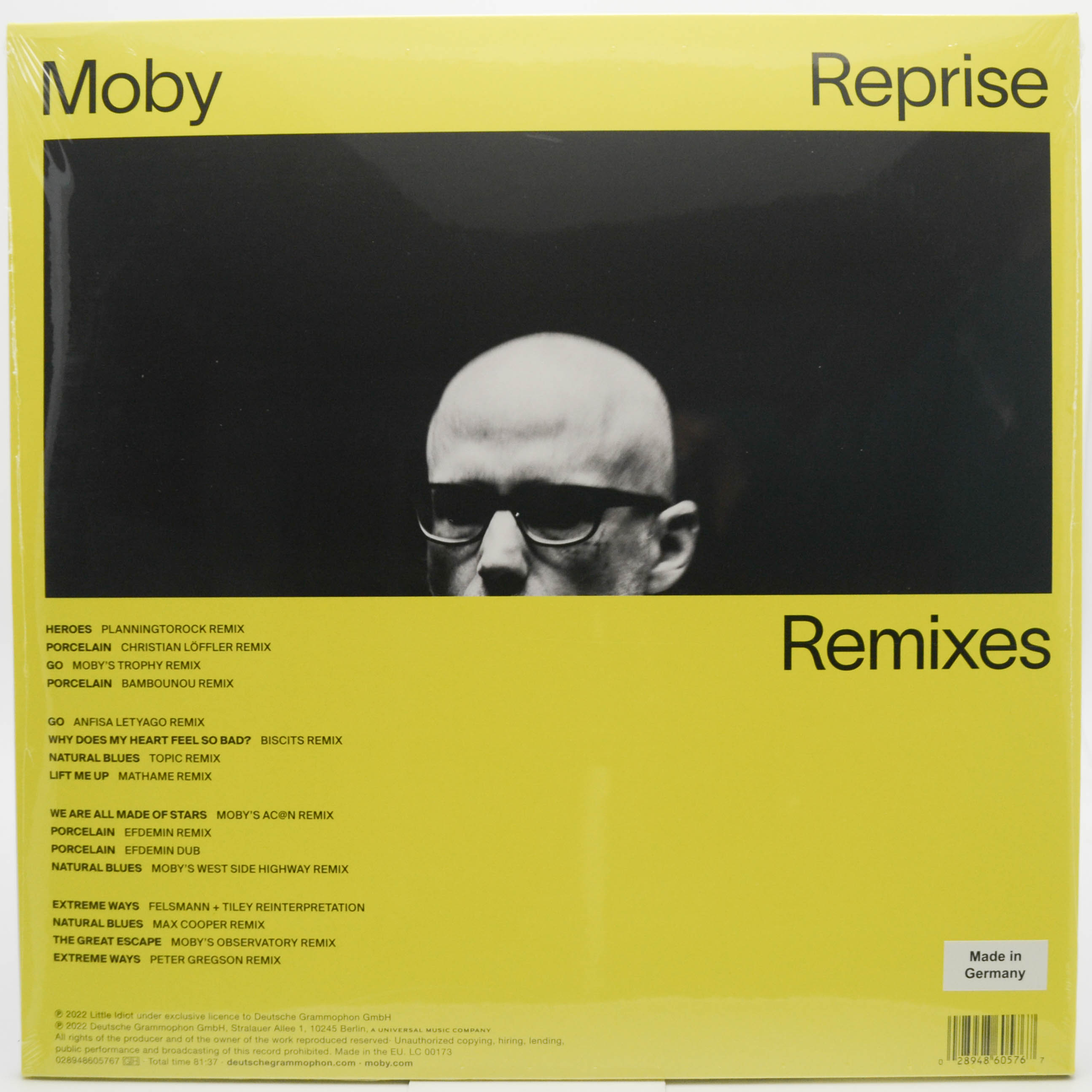 Moby — Reprise Remixes (2LP), 2022