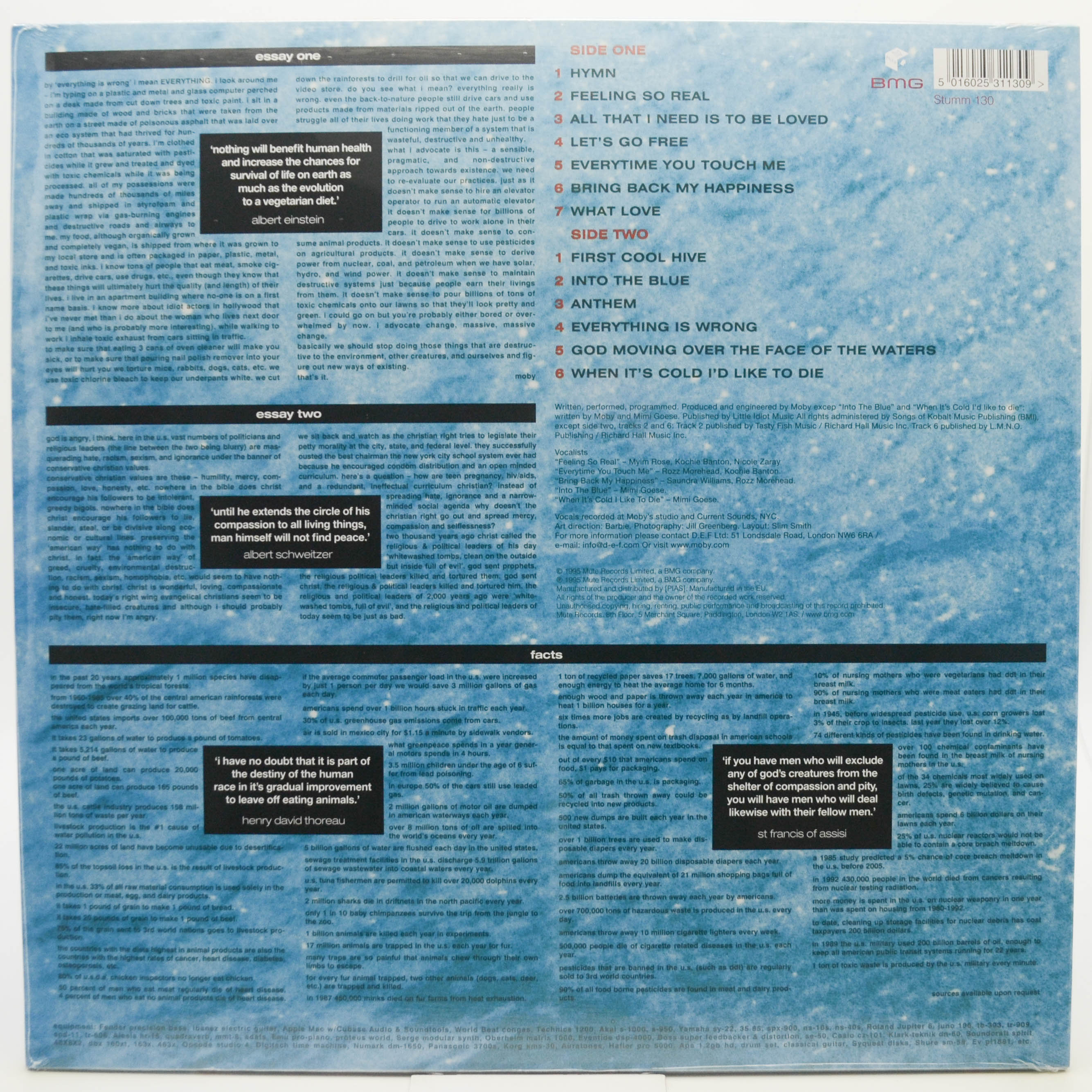 Moby — Everything Is Wrong (UK), 1995