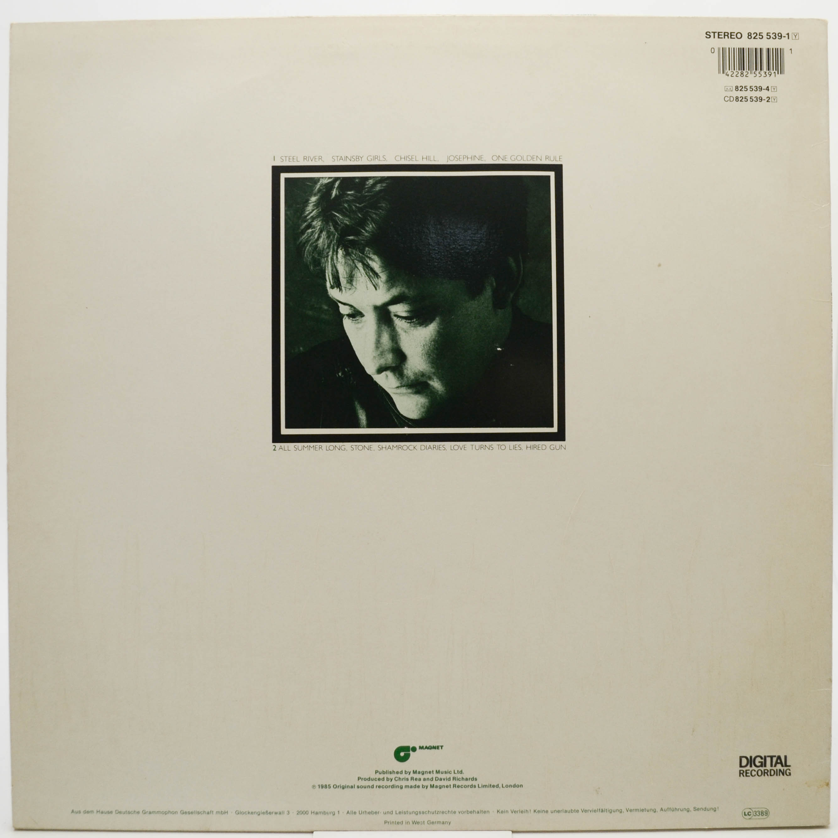 Chris Rea — Shamrock Diaries, 1985