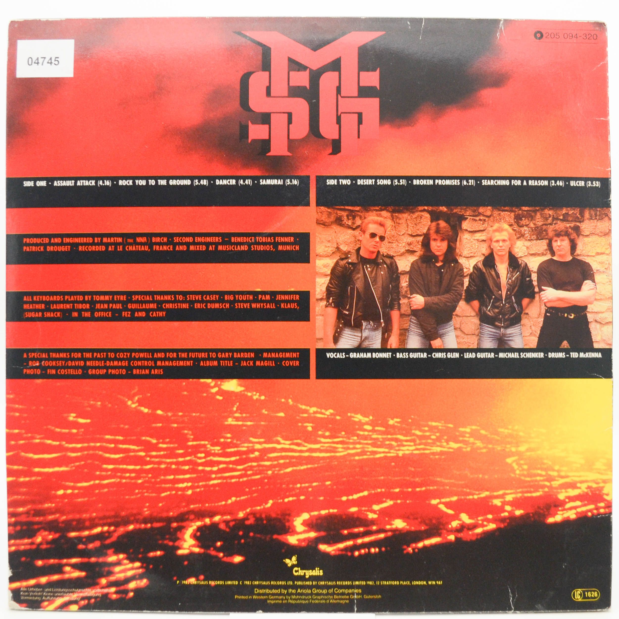 Michael Schenker Group — Assault Attack, 1982