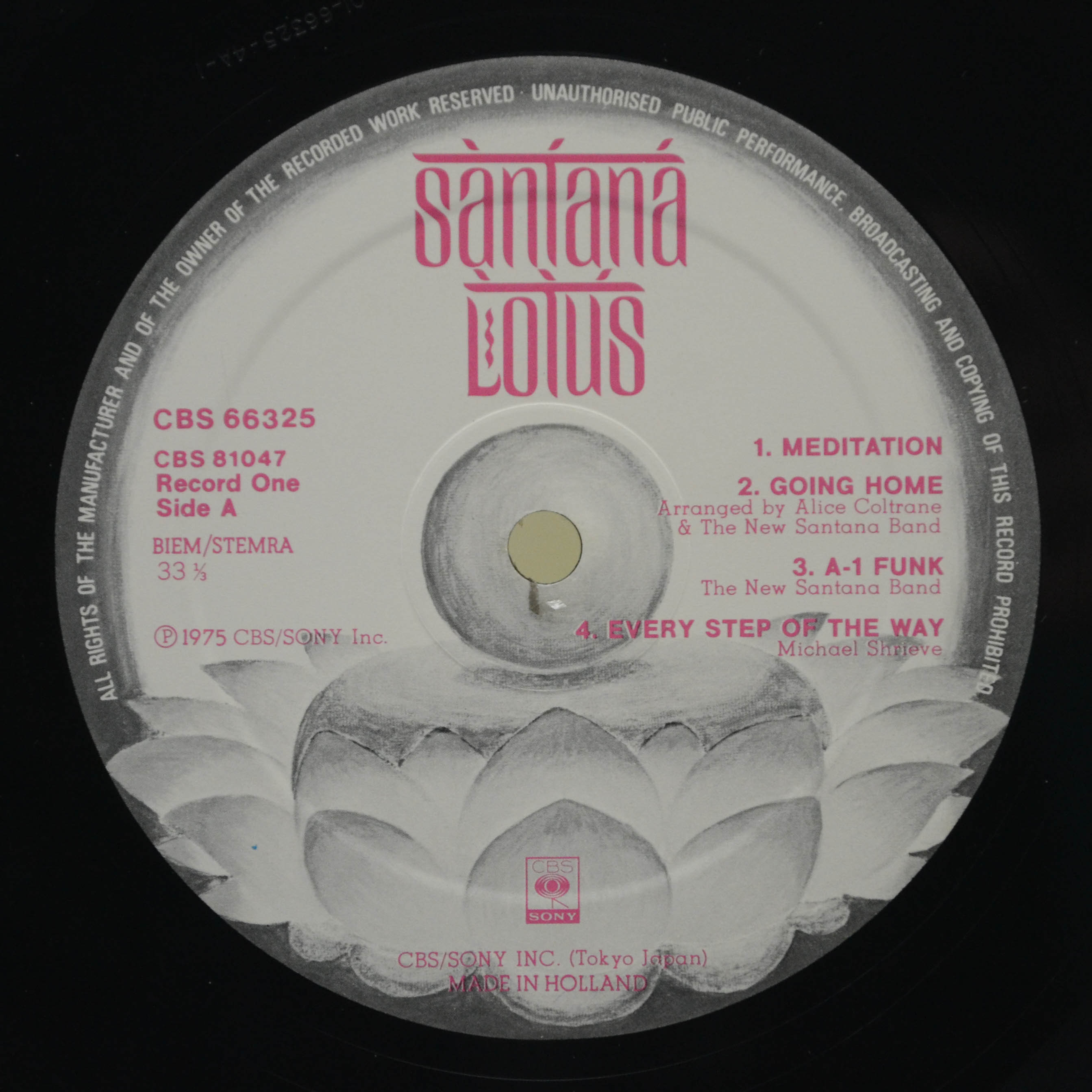 Santana — Lotus (3LP), 1974