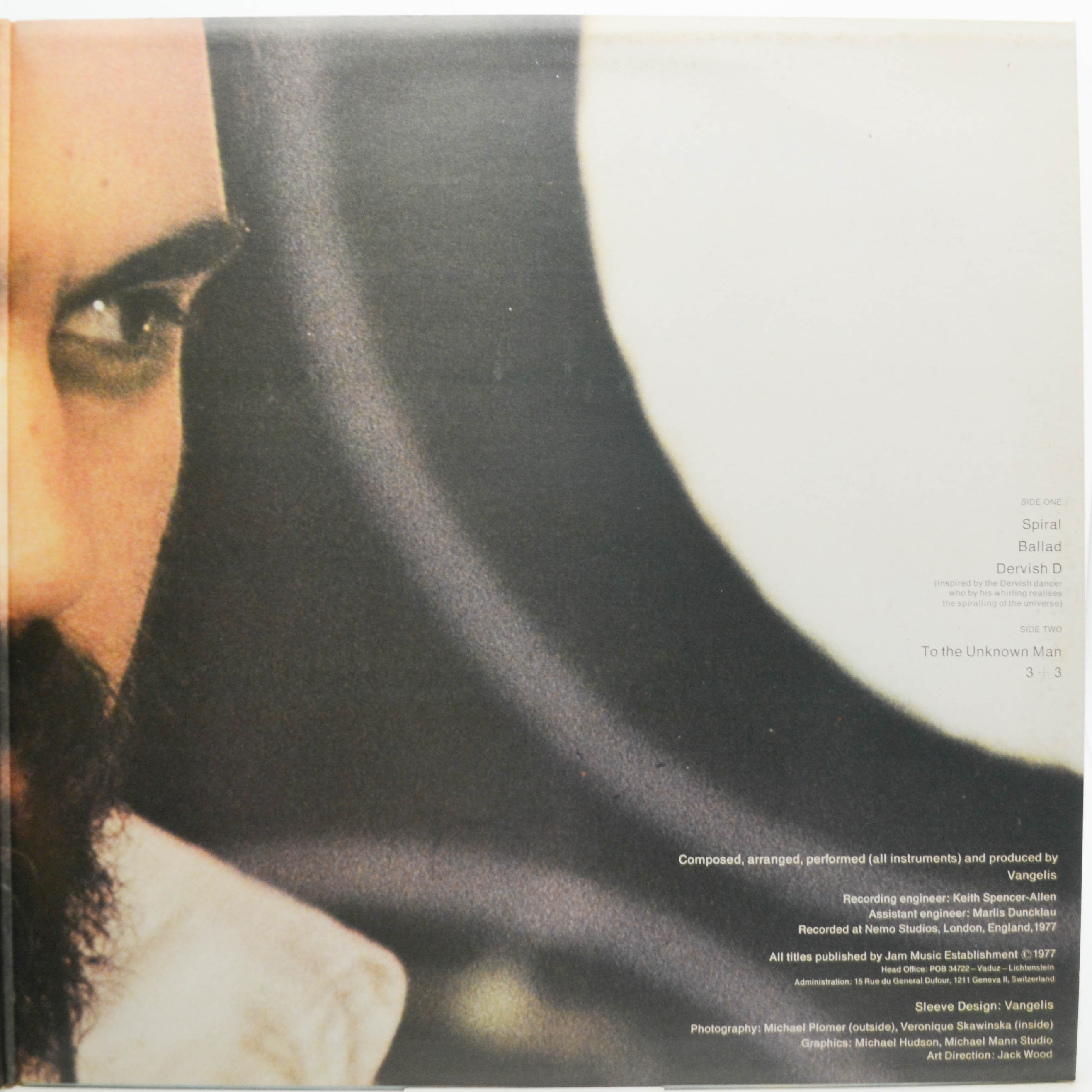 Vangelis — Spiral (UK), 1977