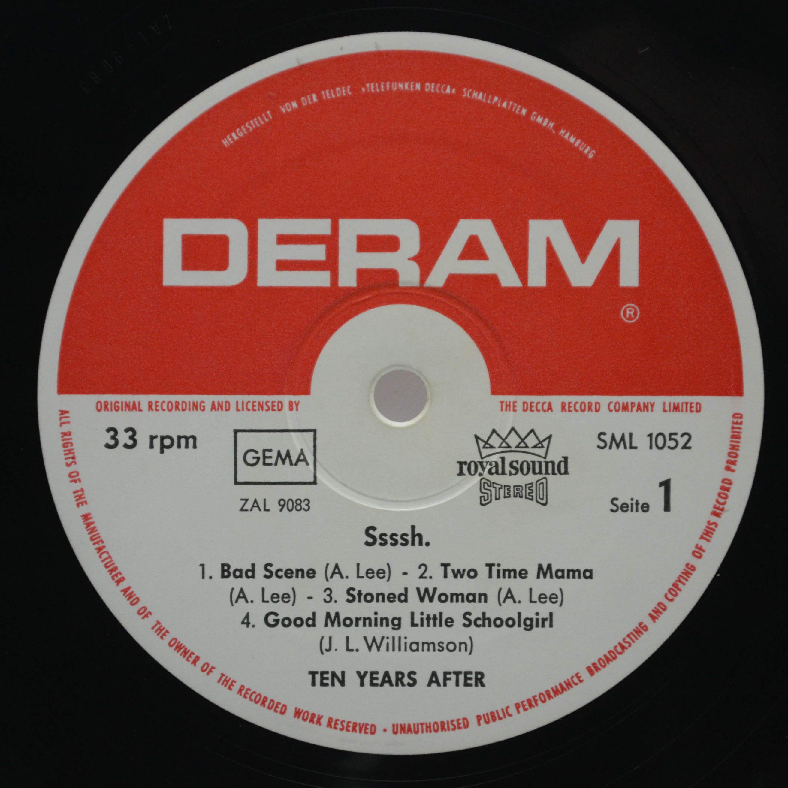 Ten Years After — Ssssh., 1969