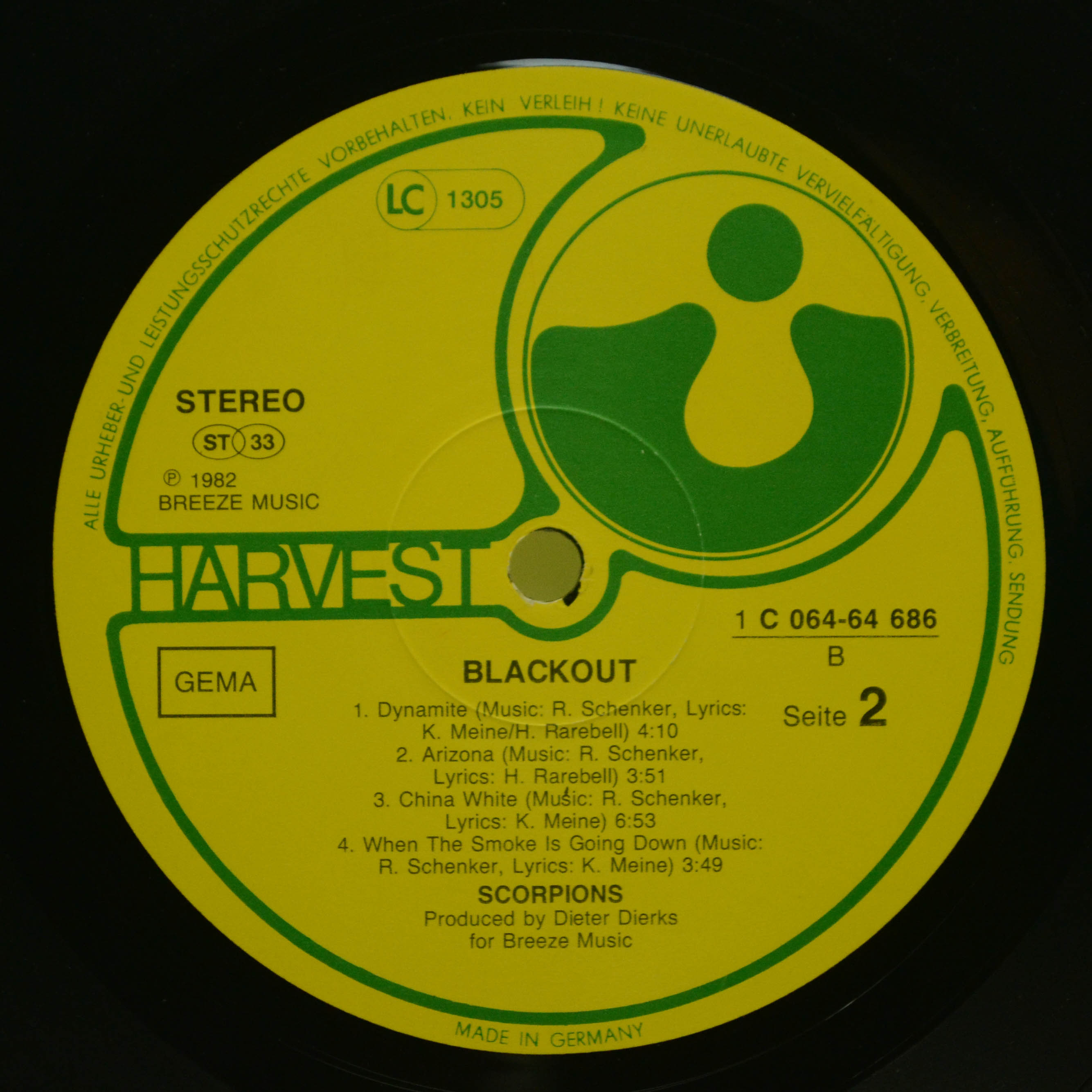 Scorpions — Blackout, 1982