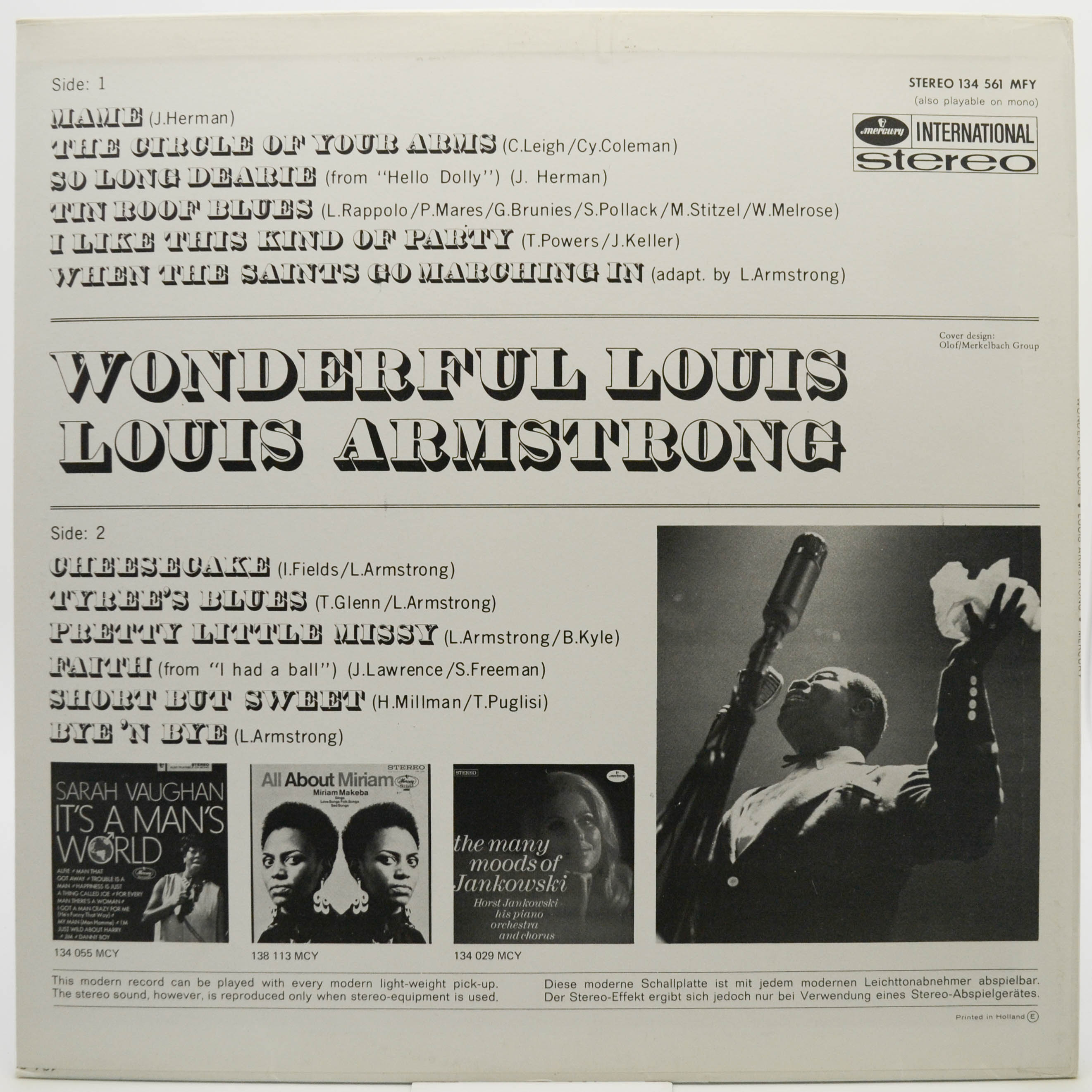 Louis Armstrong — Wonderful Louis, 1968