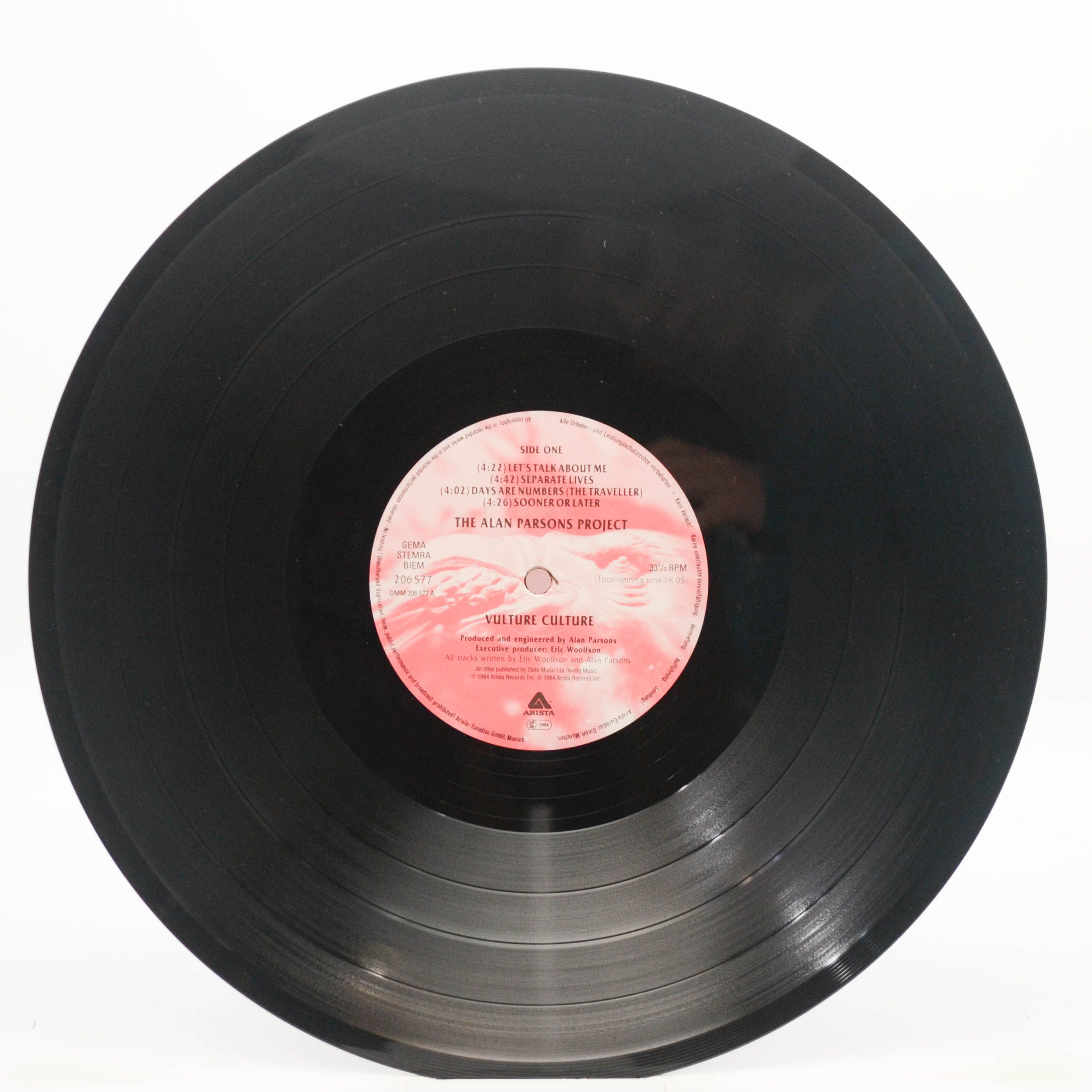 Alan Parsons Project — Vulture Culture, 1985