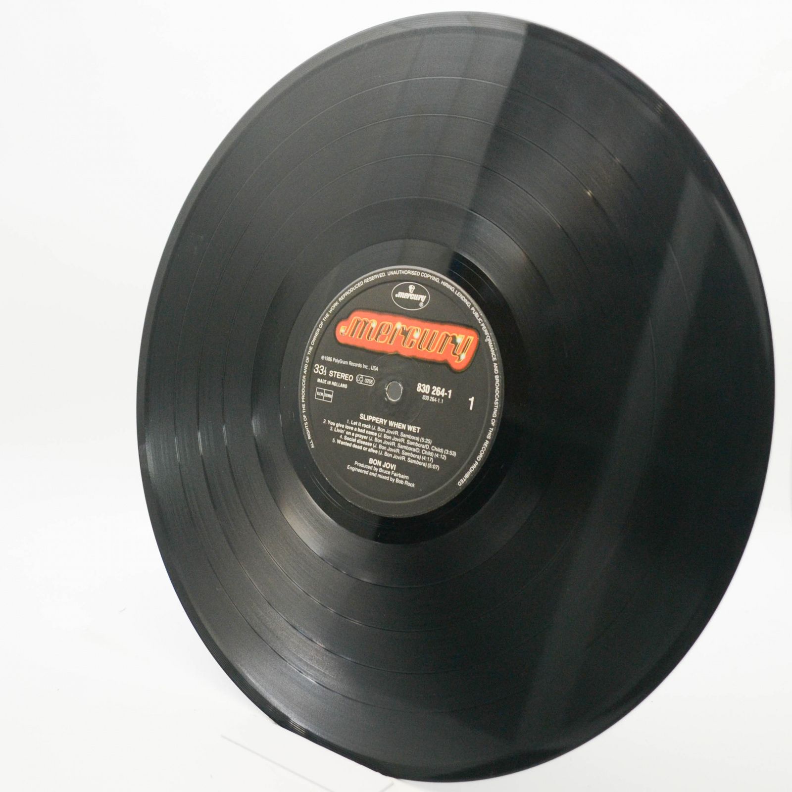 Bon Jovi — Slippery When Wet, 1986
