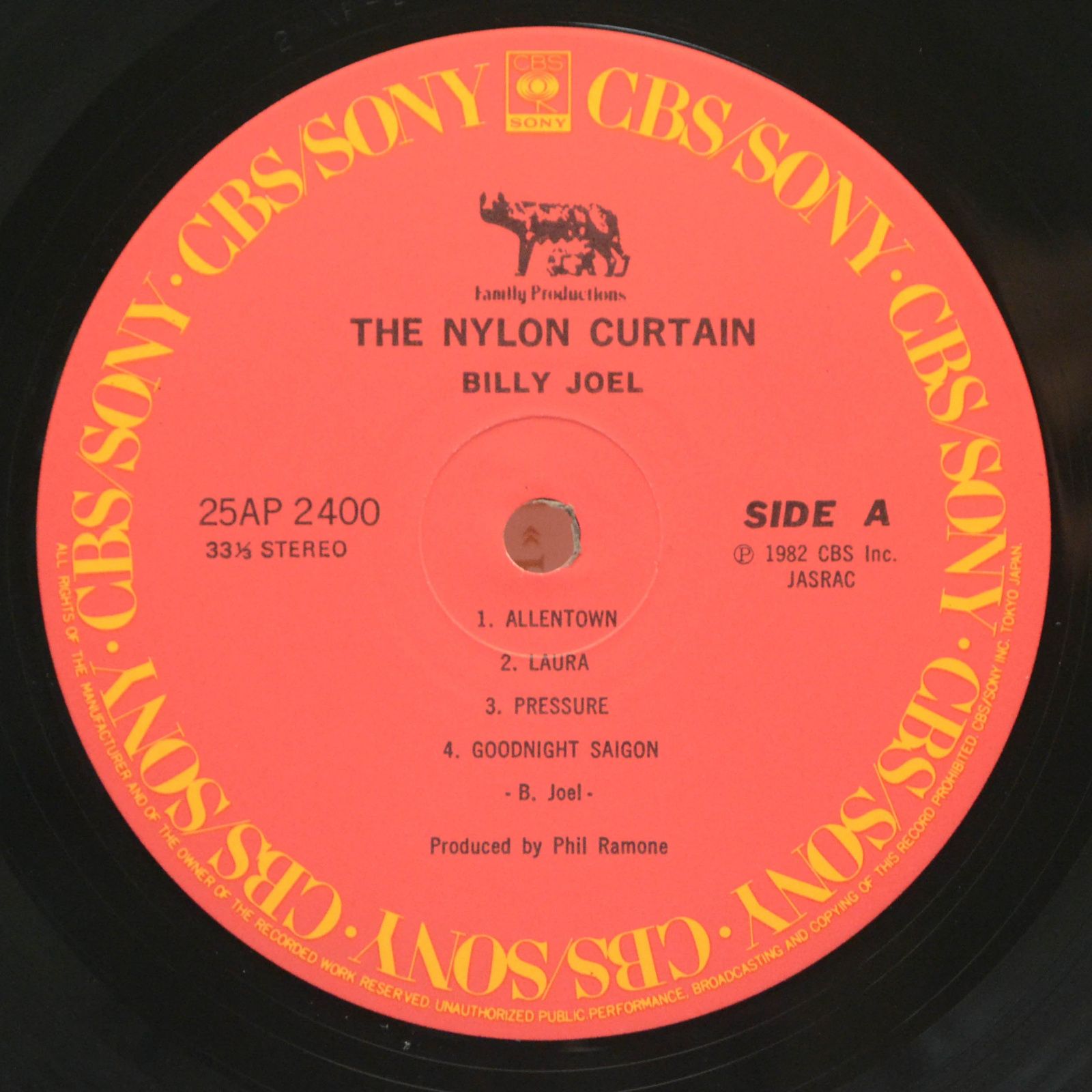 Billy Joel — The Nylon Curtain, 1982