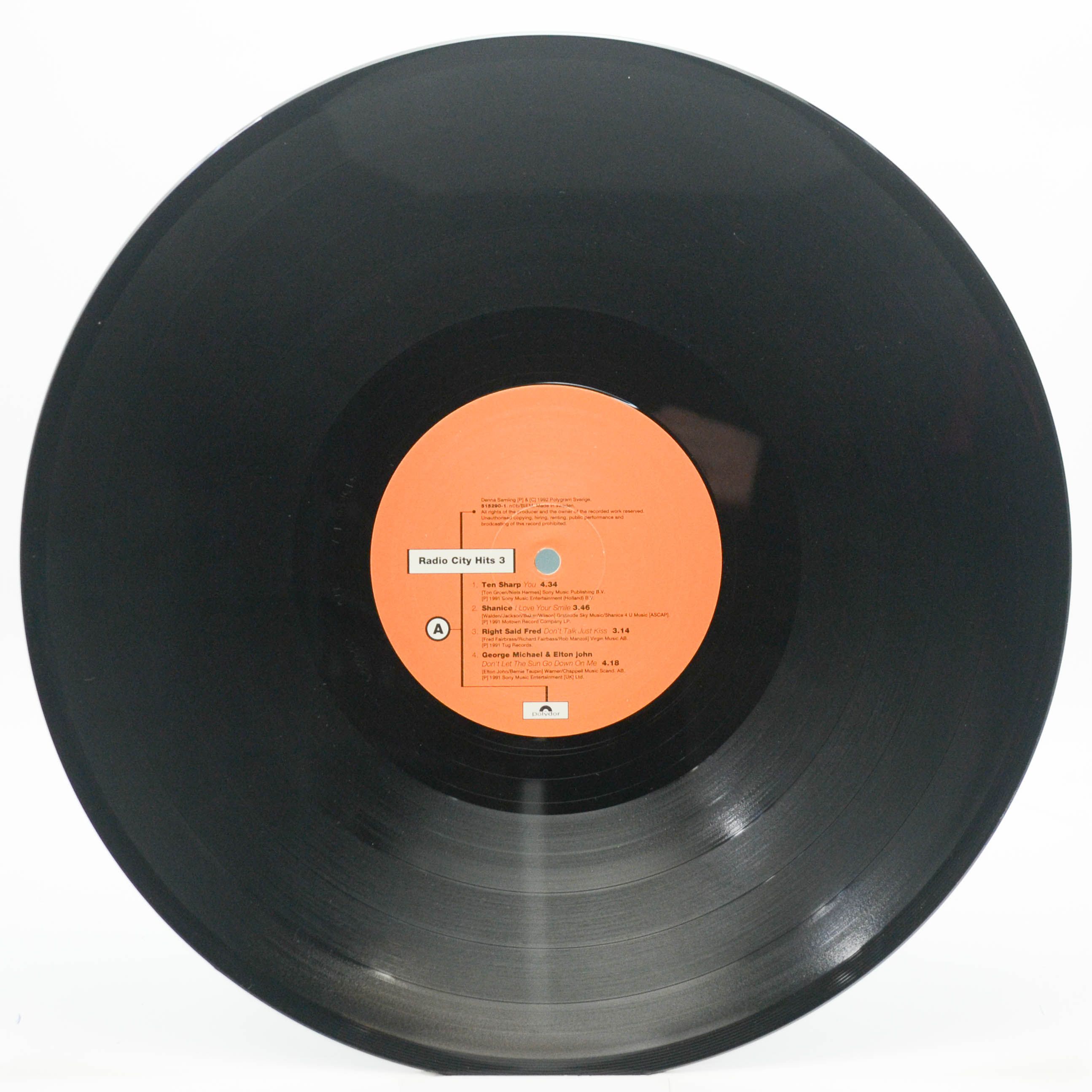 Various — Radio City Hits 3 (2LP), 1992