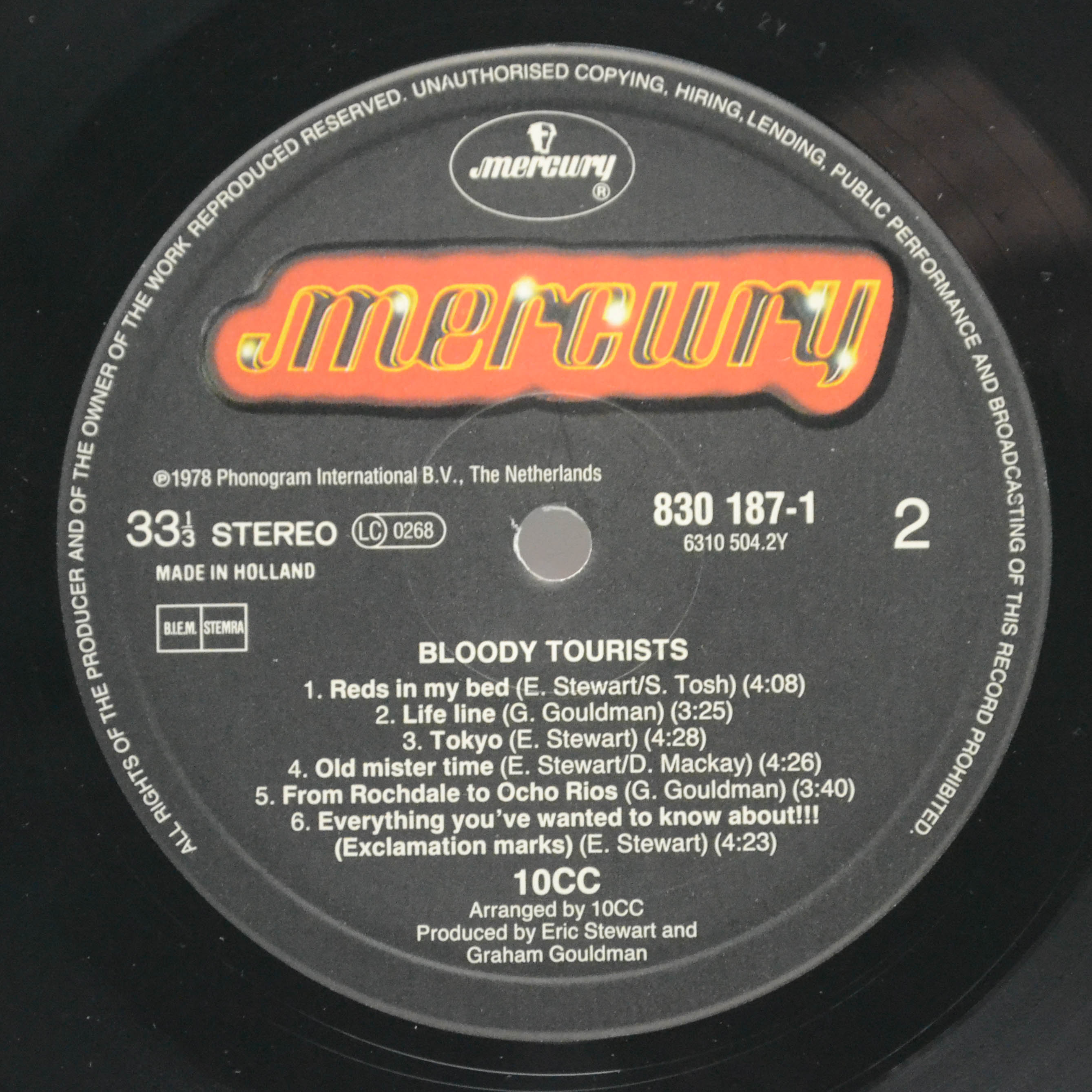 10cc — 2 Great Pop Classics (2LP), 1987