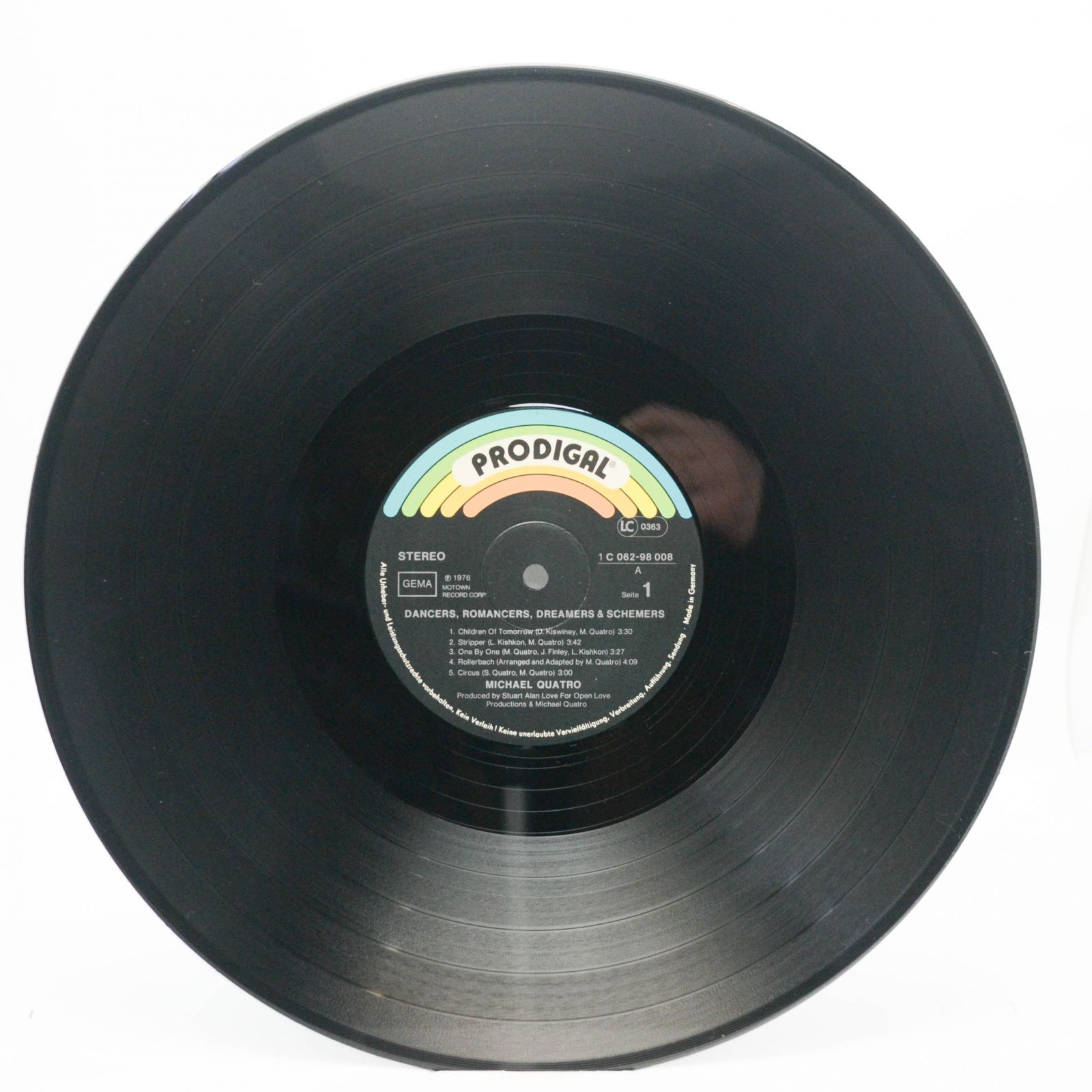 Michael Quatro — Dancers, Romancers, Dreamers & Schemers, 1976