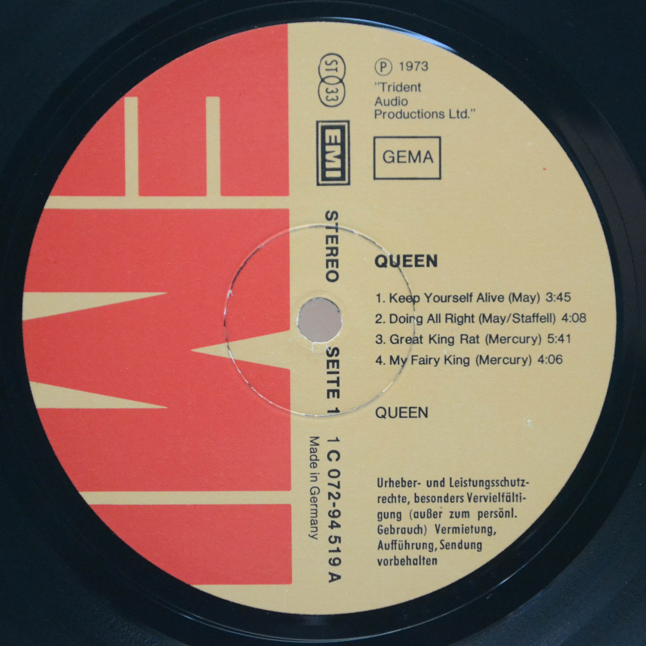 Queen — Queen, 1973