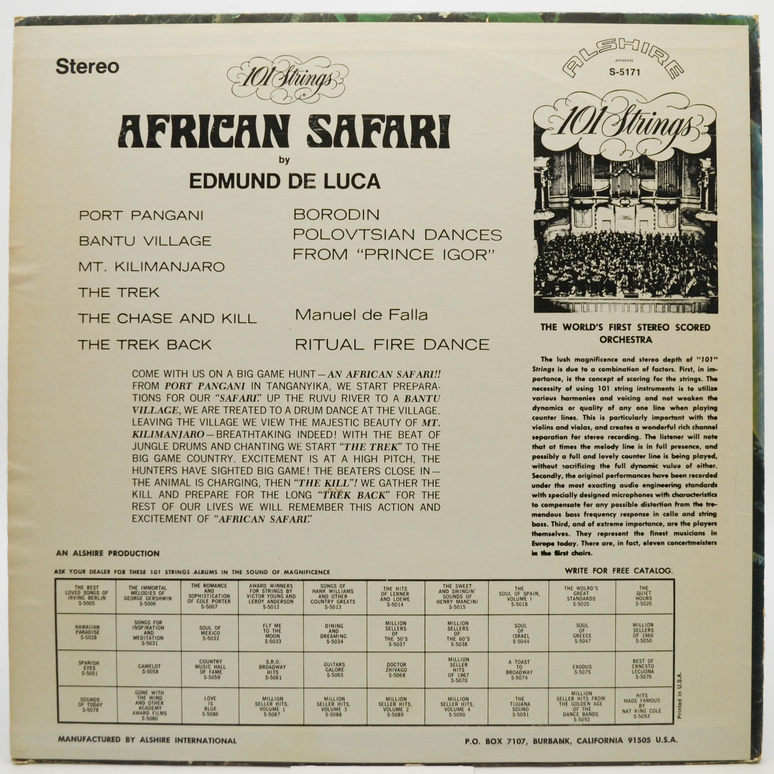 101 Strings — African Safari (USA), 1971
