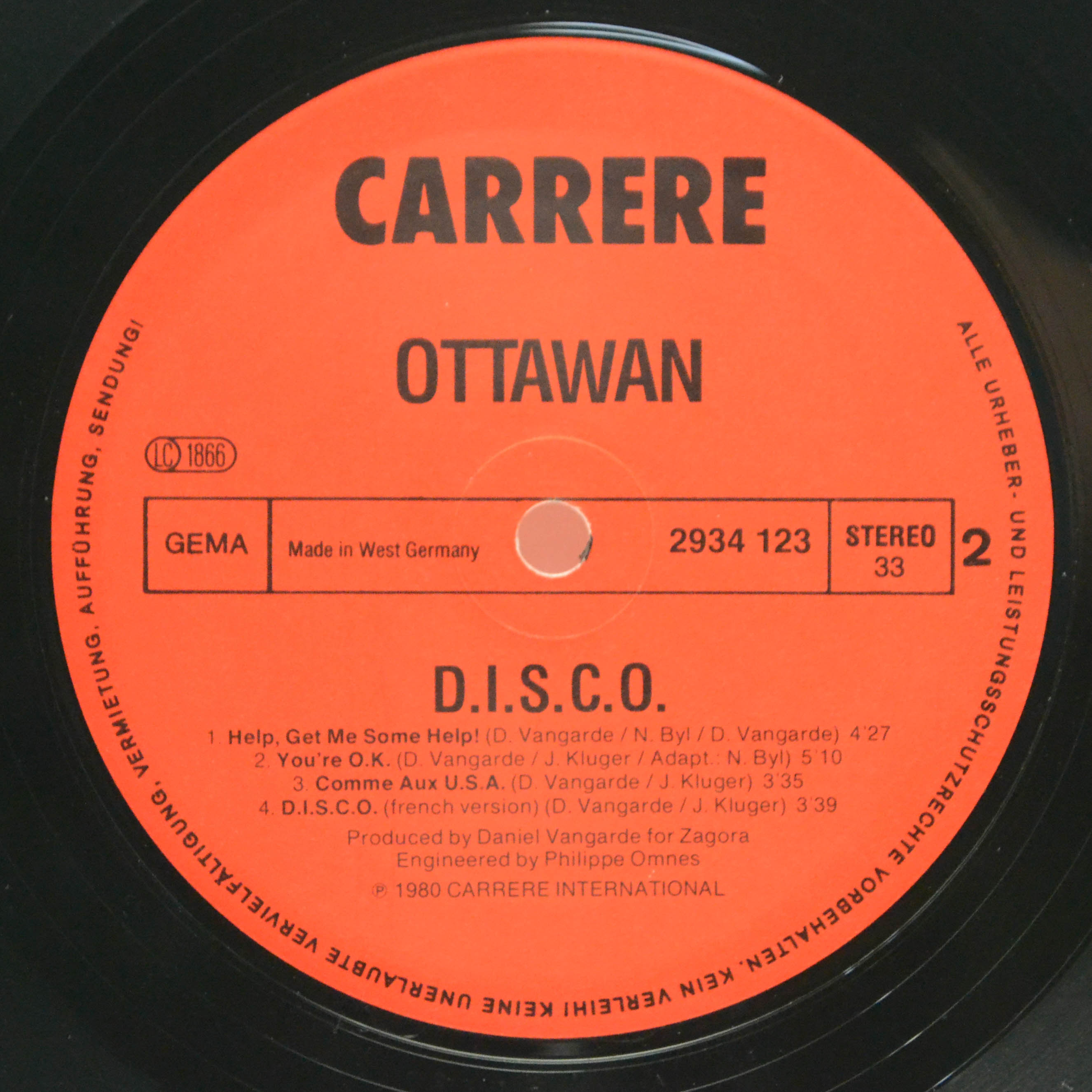 Ottawan — D.I.S.C.O., 1980