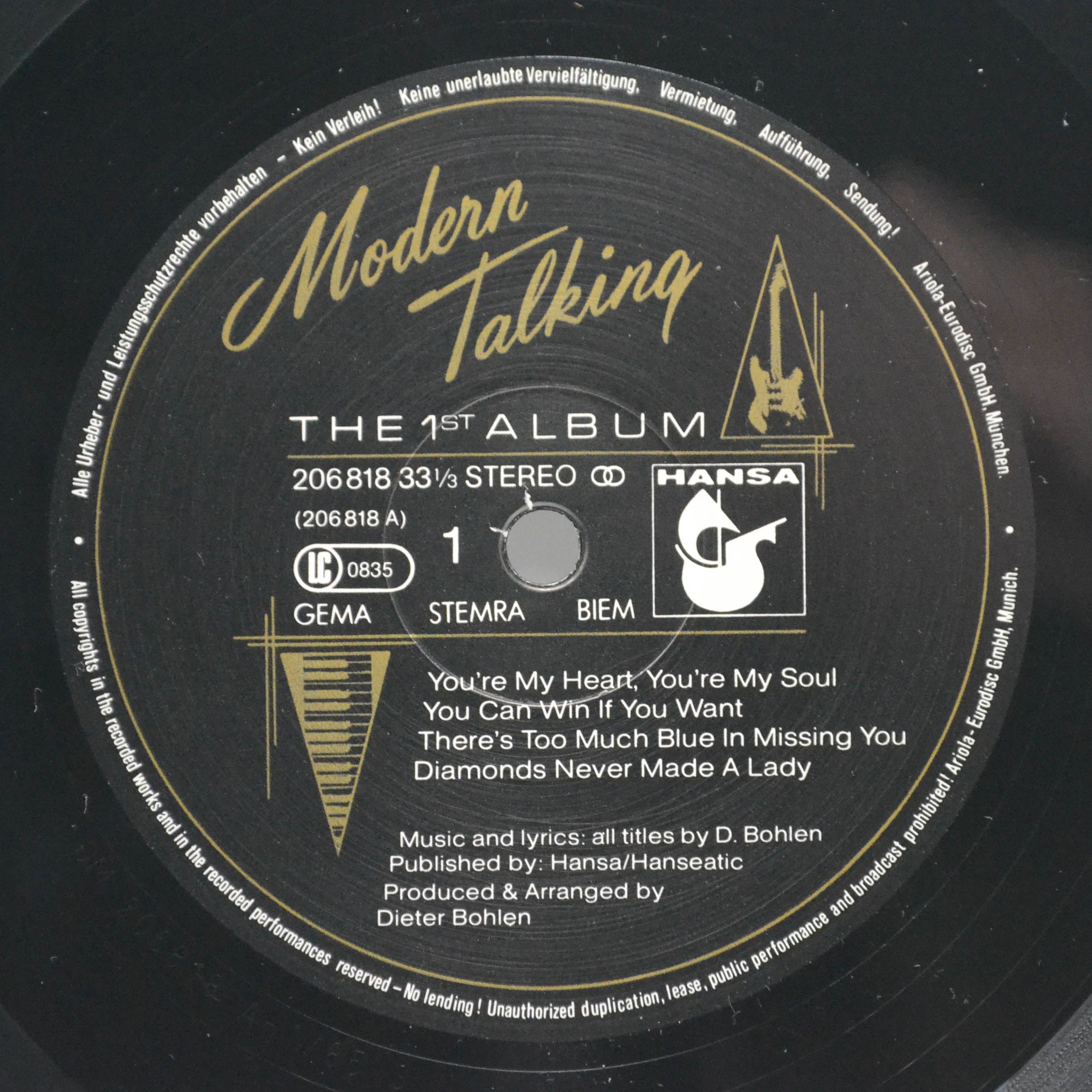 Modern Talking — The 1st Album, 1985