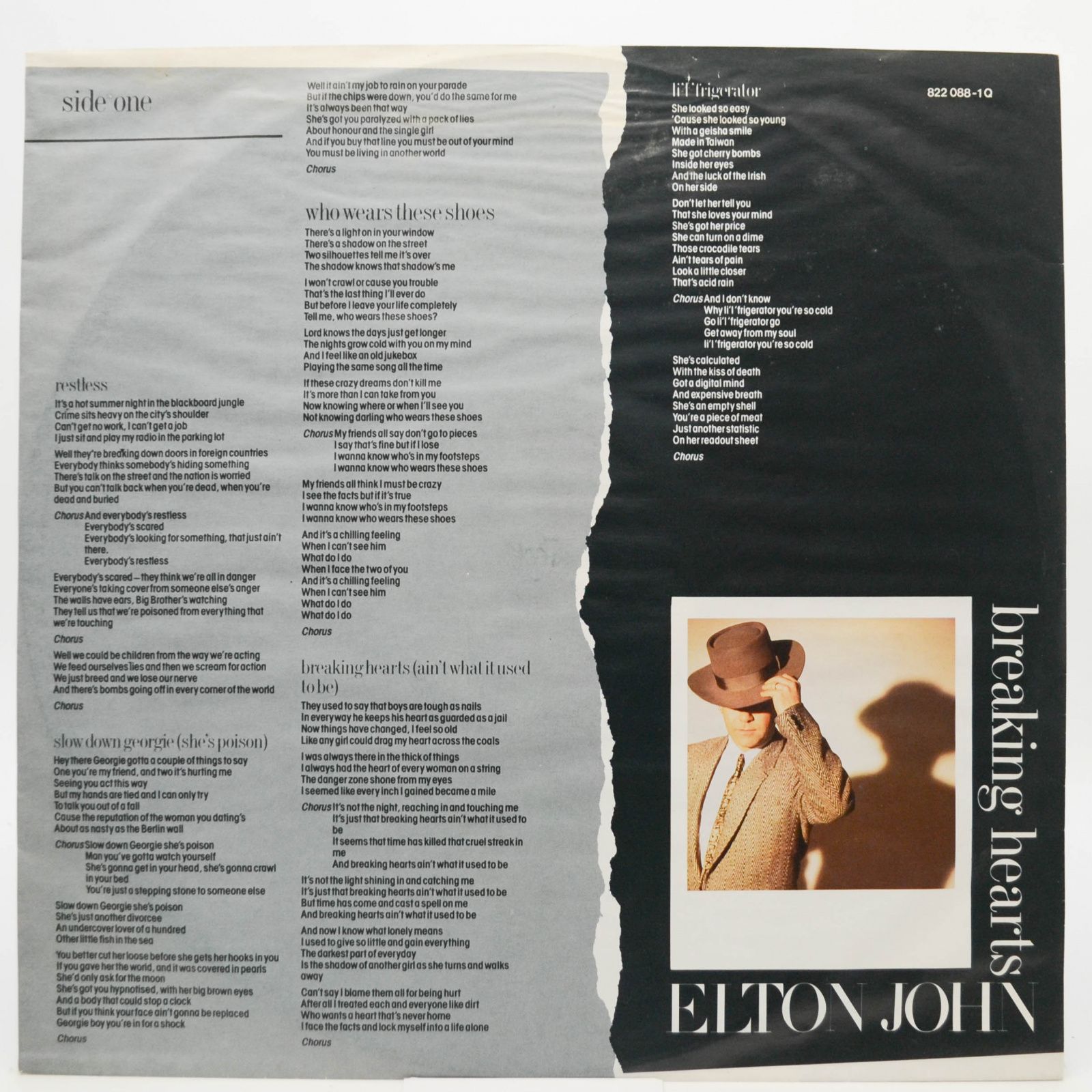 Elton John — Breaking Hearts, 1984