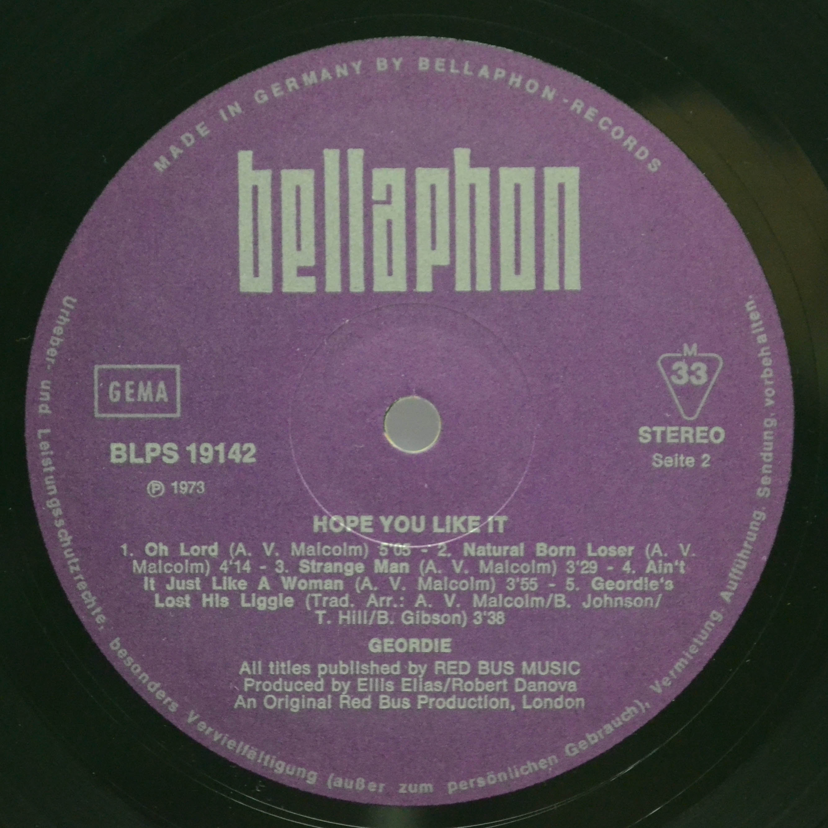 Geordie — Hope You Like It, 1973