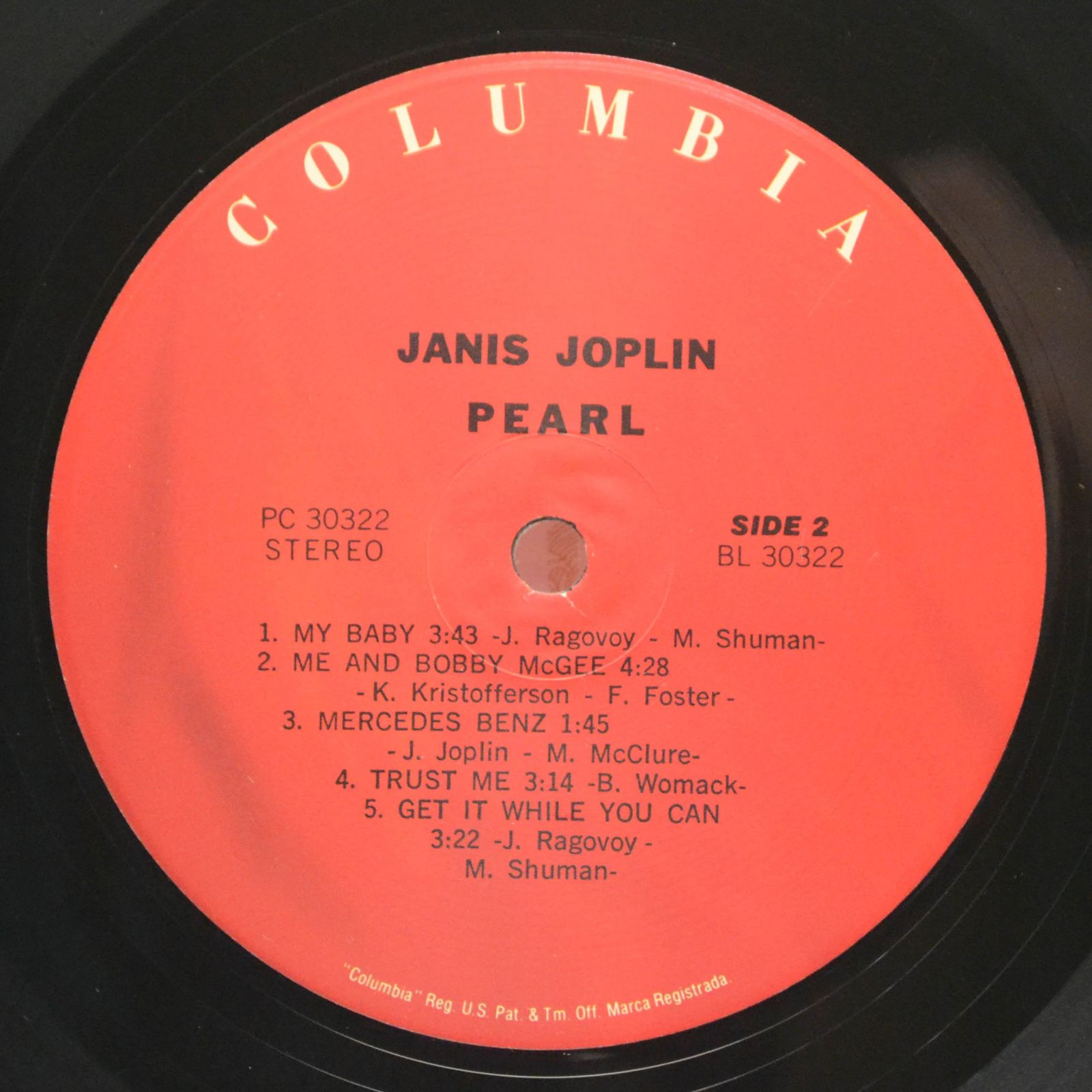 Janis Joplin — Pearl (USA), 1971